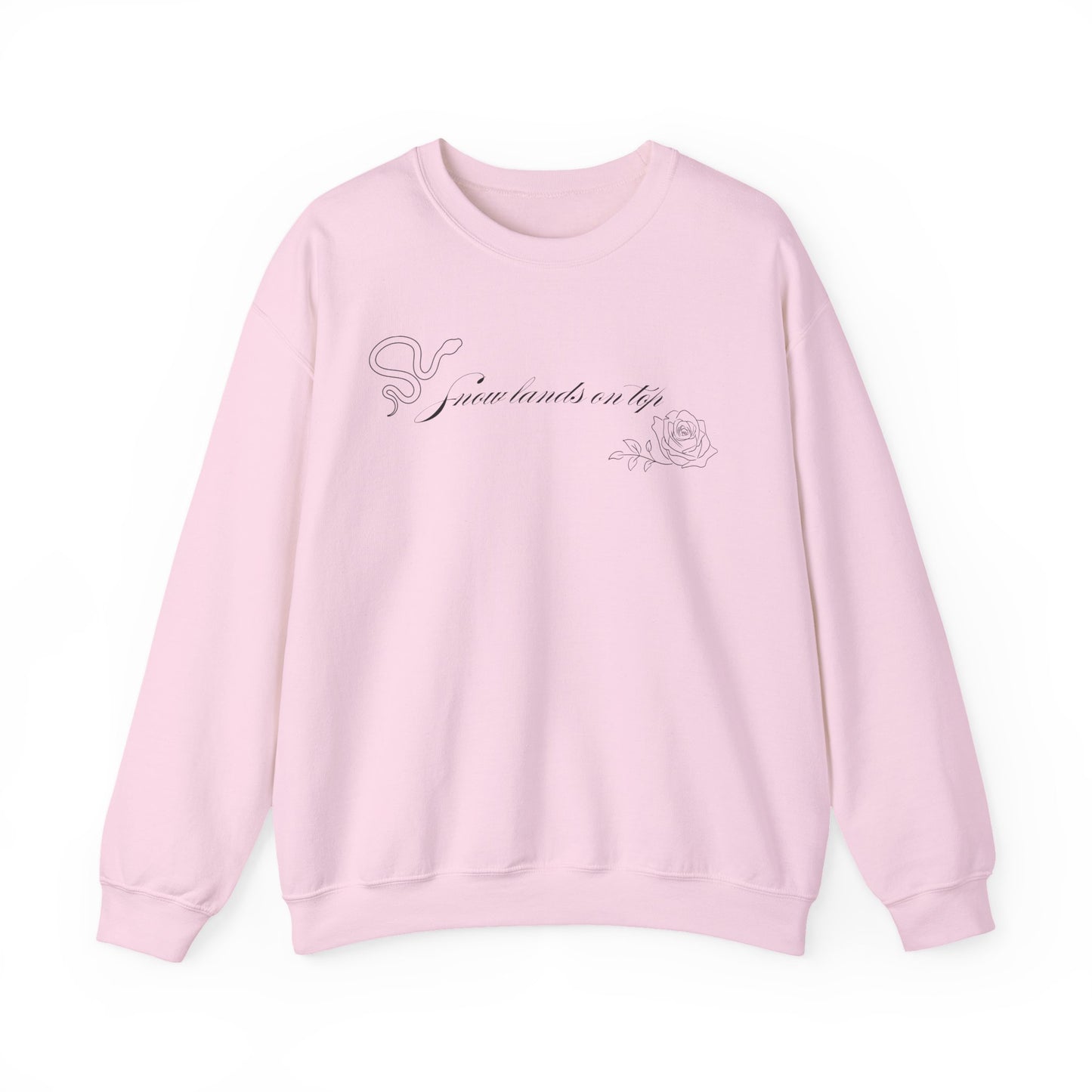 Snow Lands On Top Crewneck Sweatshirt
