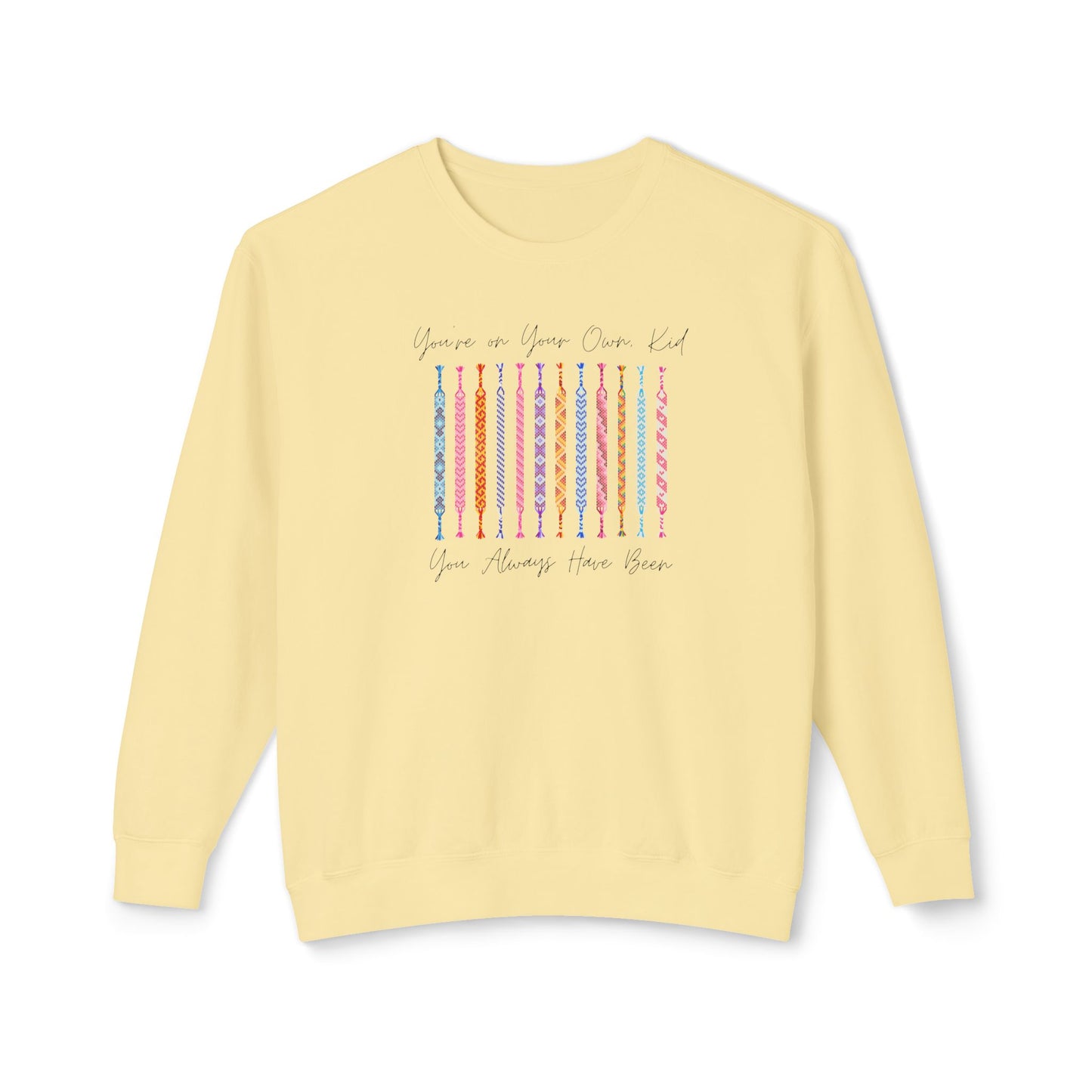 Friendship Bracelets Comfort Colors Sweatshirt