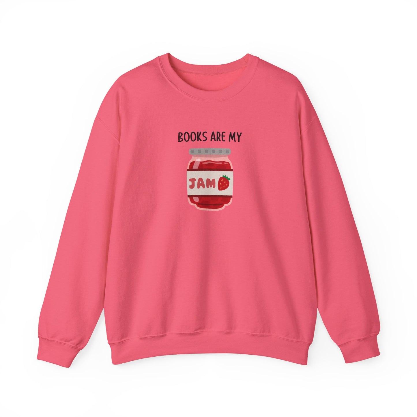 Books Are My Jam Crewneck Sweatshirt