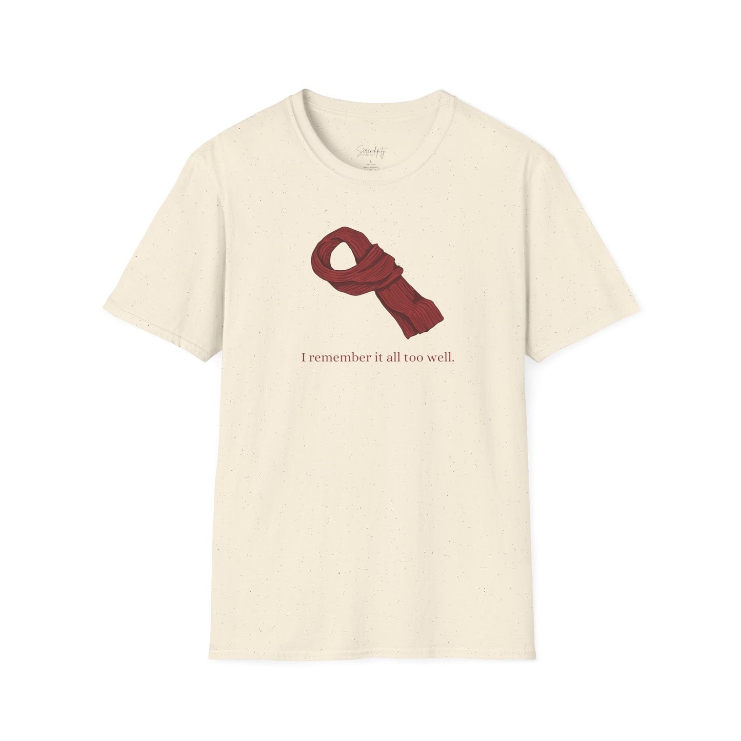 Red Scarf Soft Style Tee