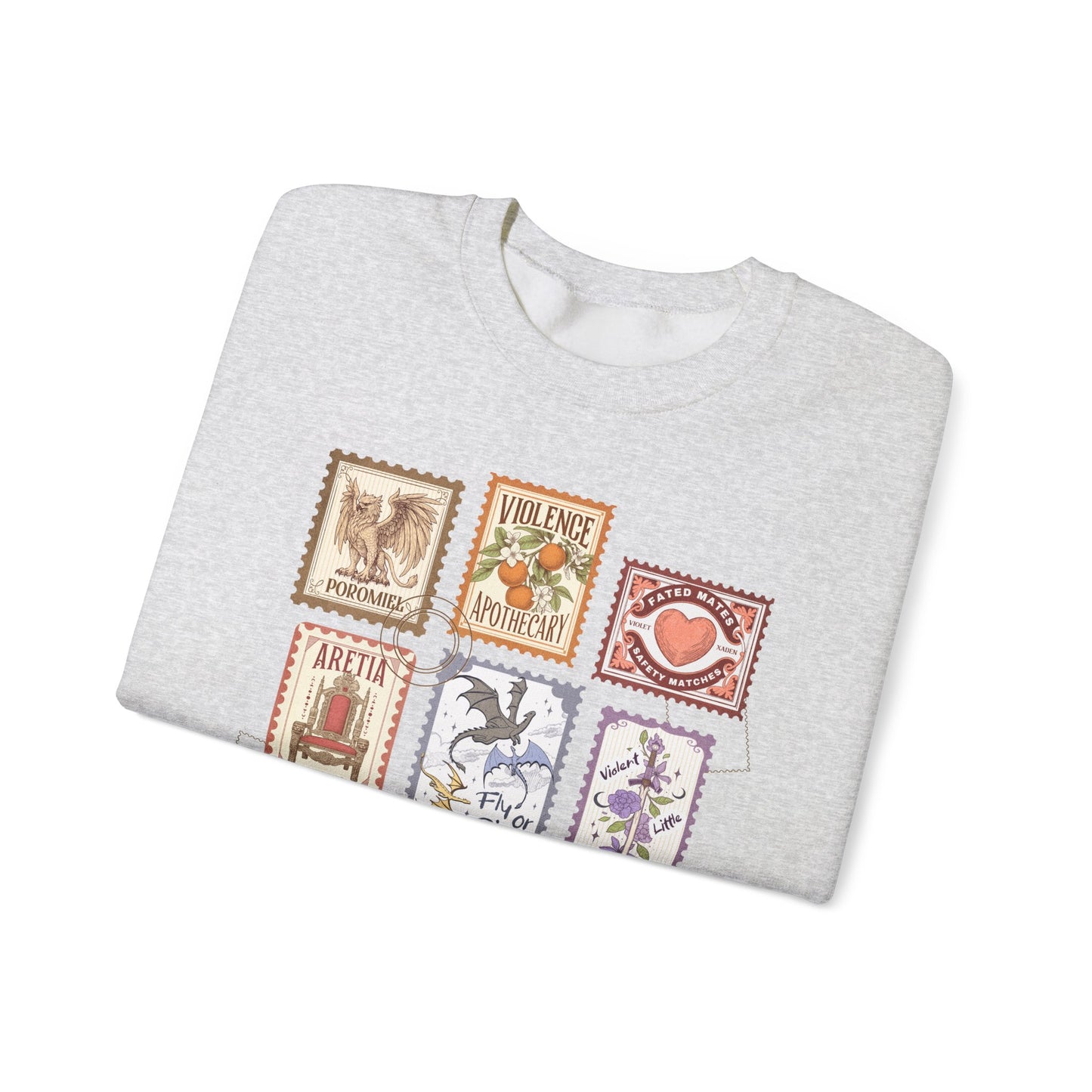 Fourth Wing Stamps Crewneck Sweatshirt