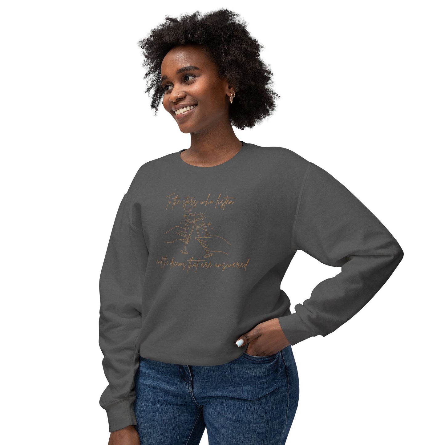 To The Stars Who Listen Comfort Colors Sweatshirt