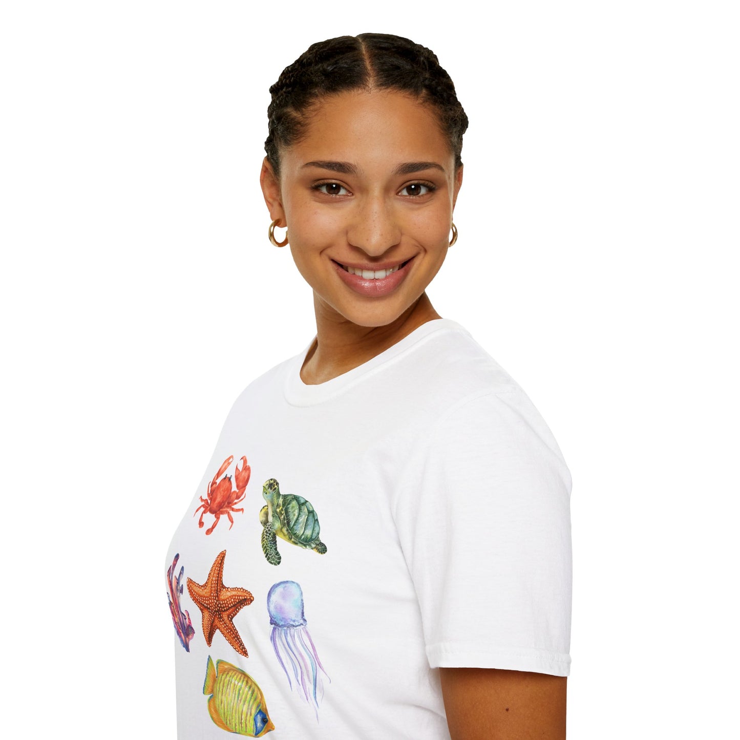 Ocean Creatures Soft Style Tee
