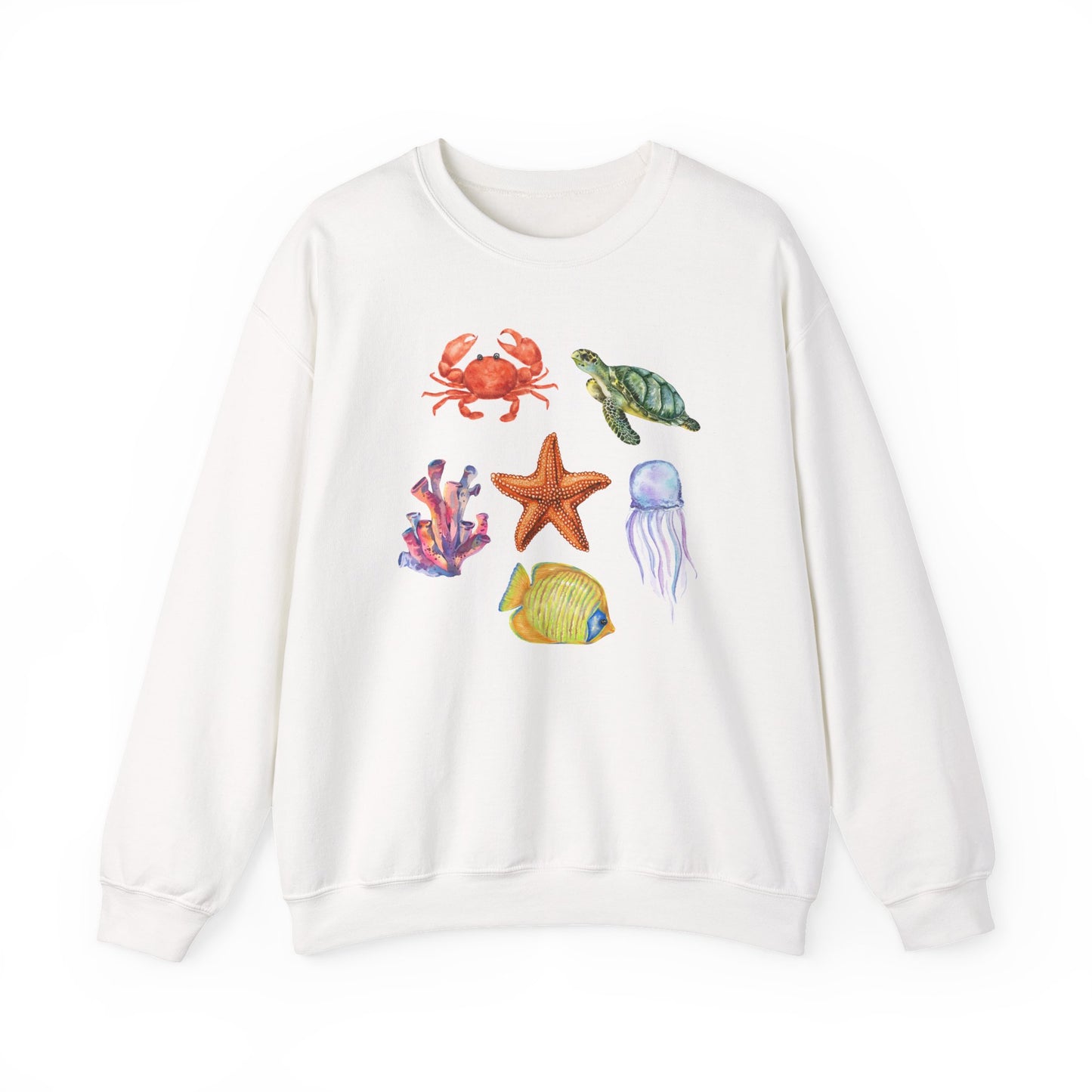 Ocean Creatures Crewneck Sweatshirt