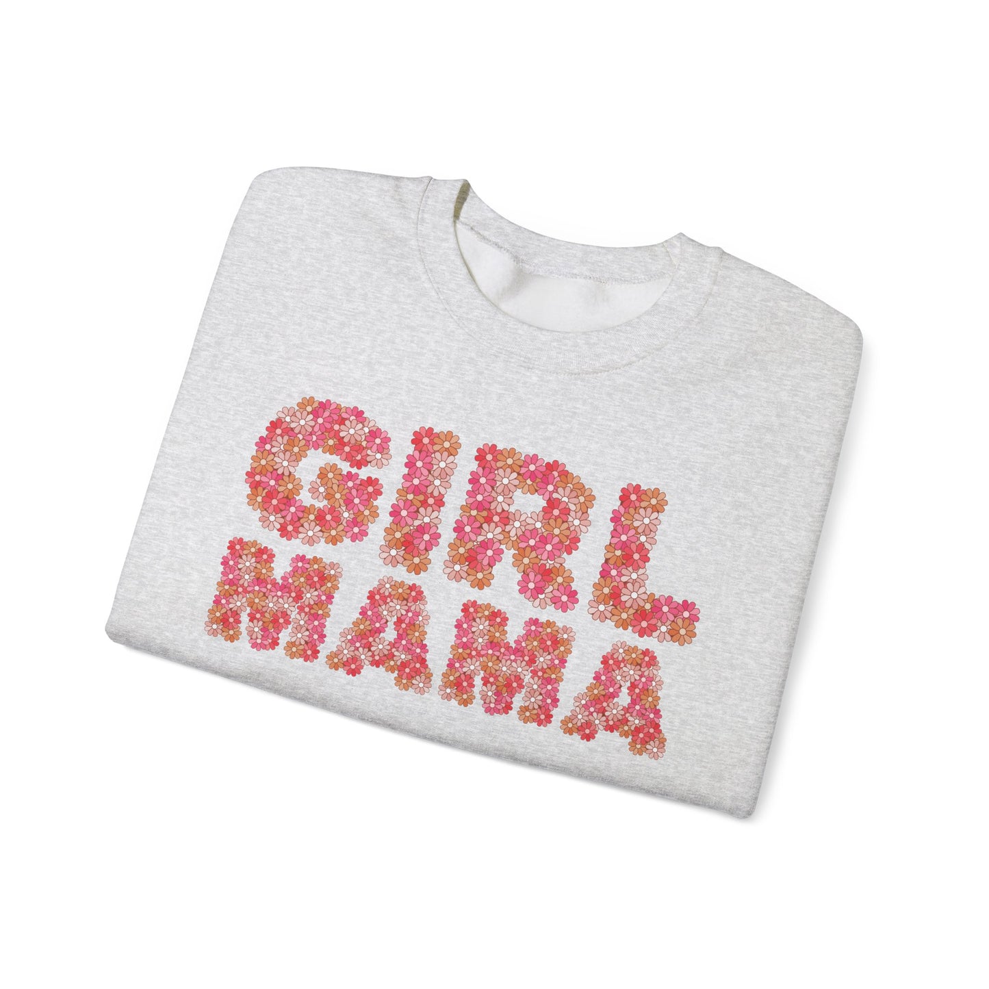 Girl Mama Floral Crewneck Sweatshirt