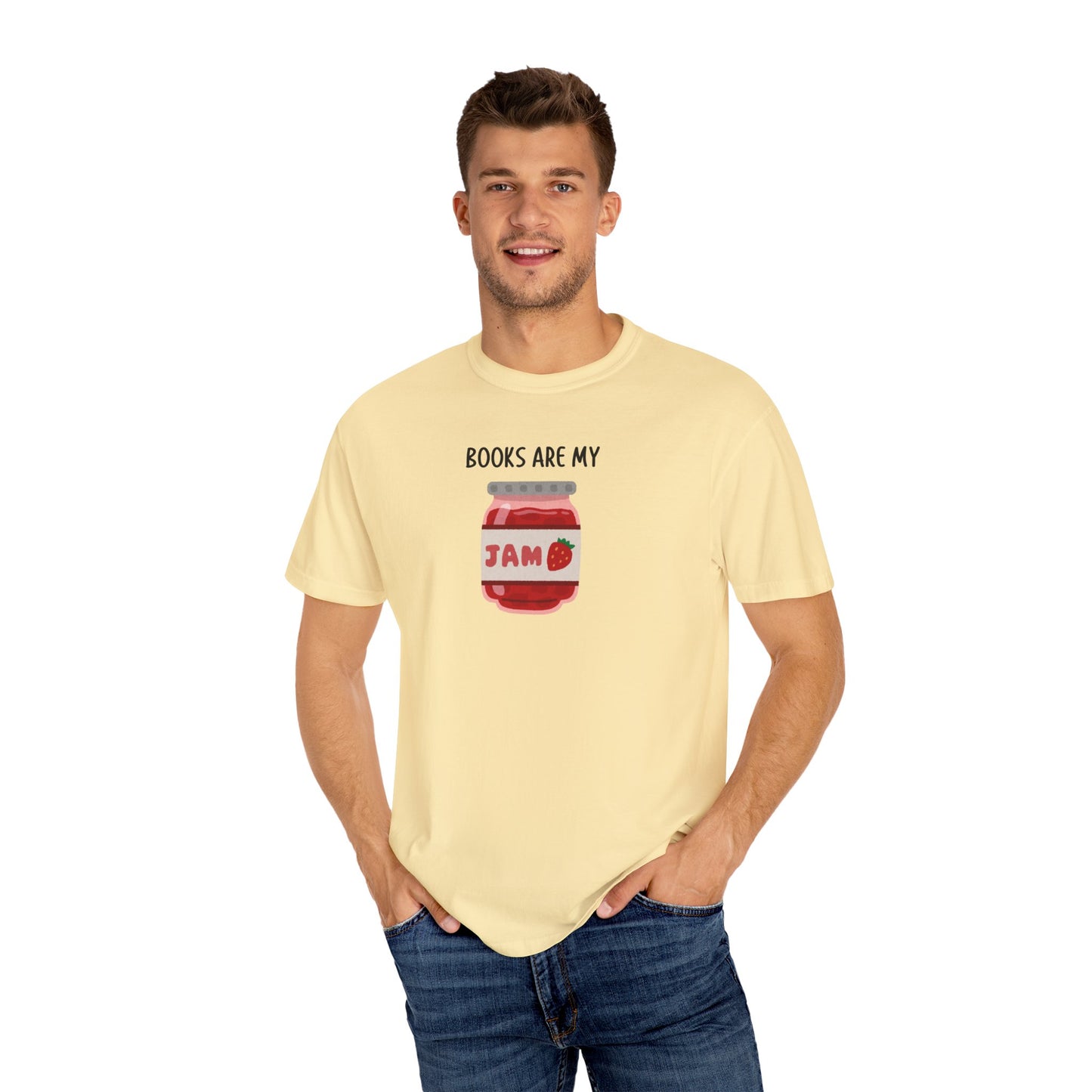 Books Are My Jam Comfort Colors Tee