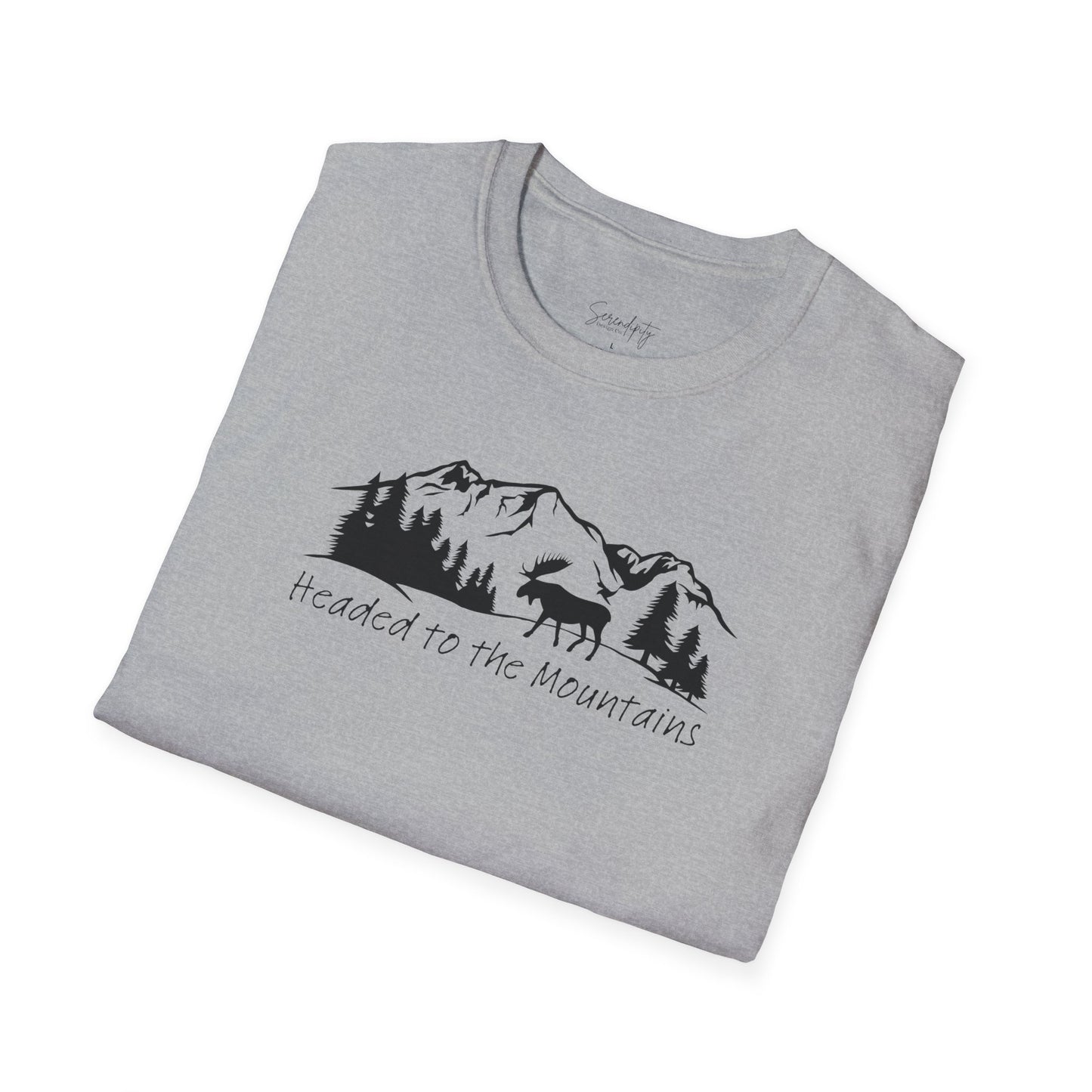 Headed to the Mountains Soft Style Tee