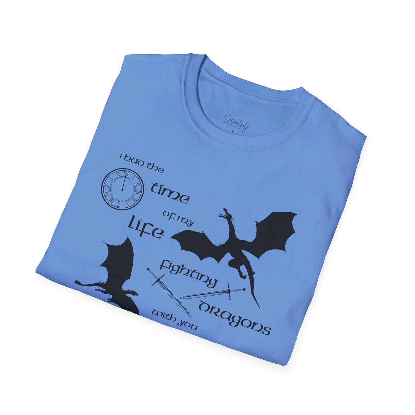 Fighting Dragons With You Soft Style Tee