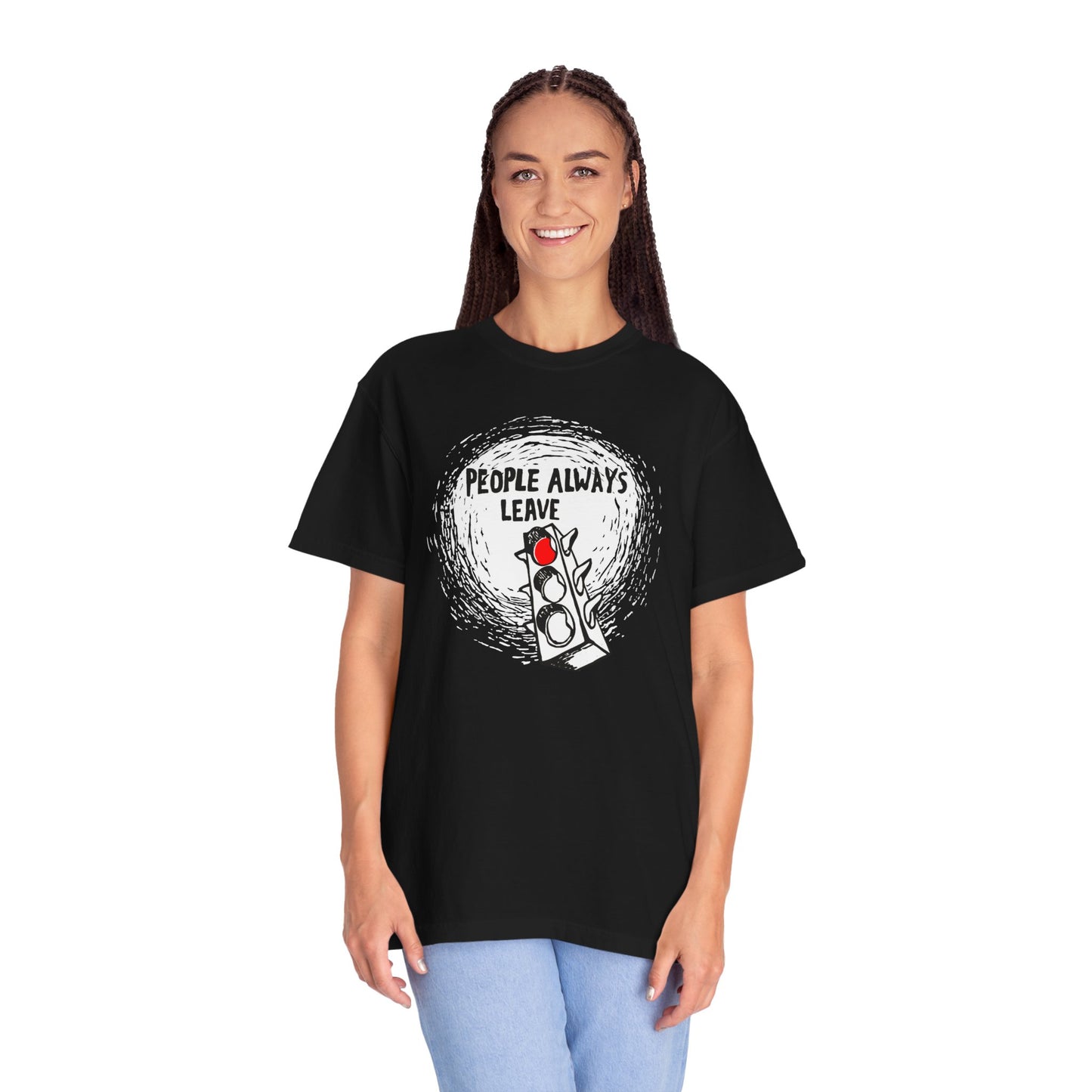 People Always Leave Comfort Colors Tee