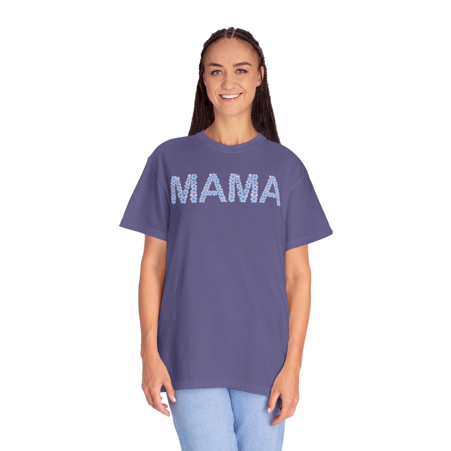 Mama Floral Comfort Colors Tee