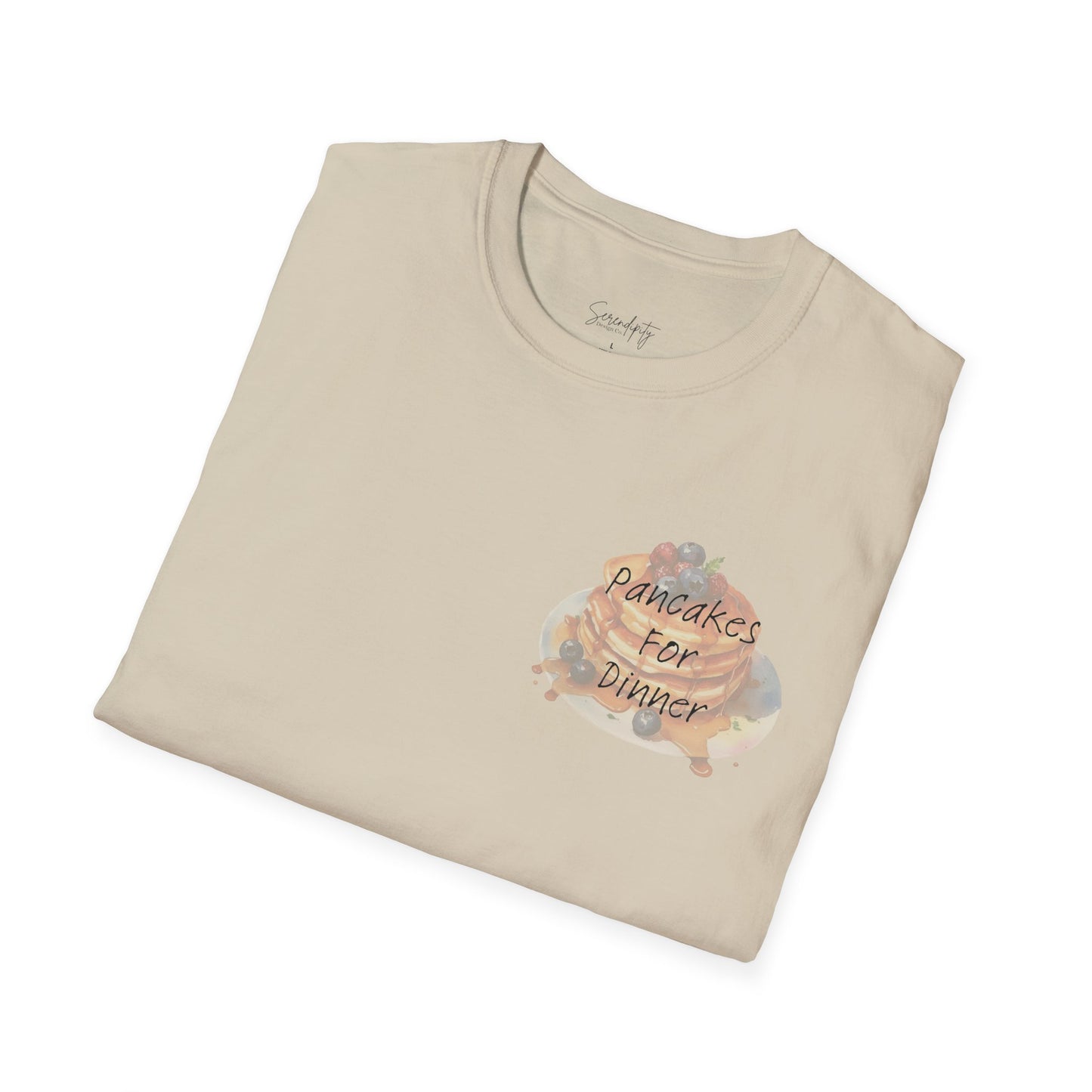 Pancakes for Dinner Soft Style Tee