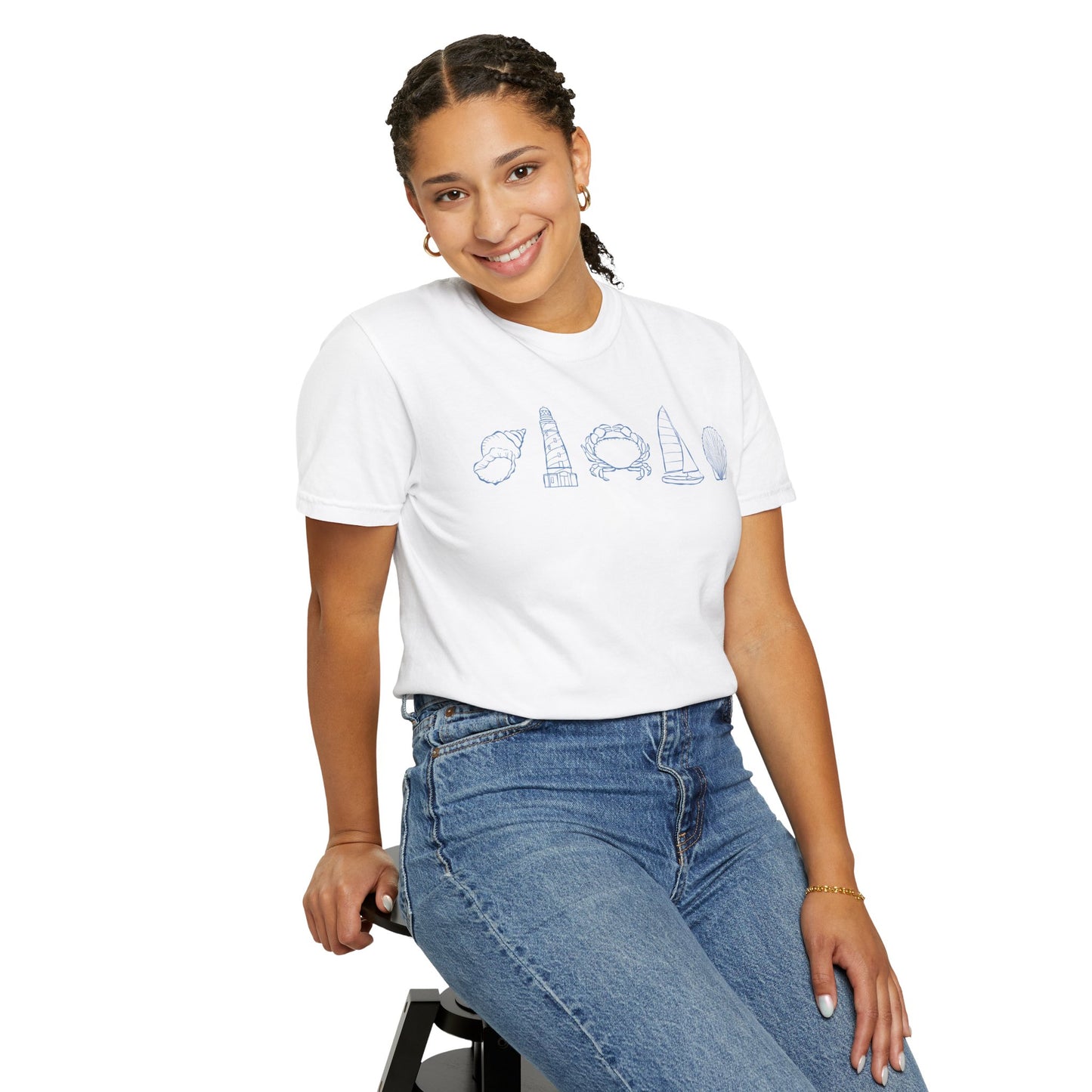 New England Aesthetic Comfort Colors Tee