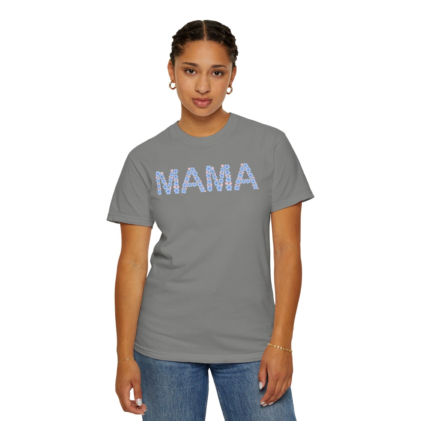 Mama Floral Comfort Colors Tee