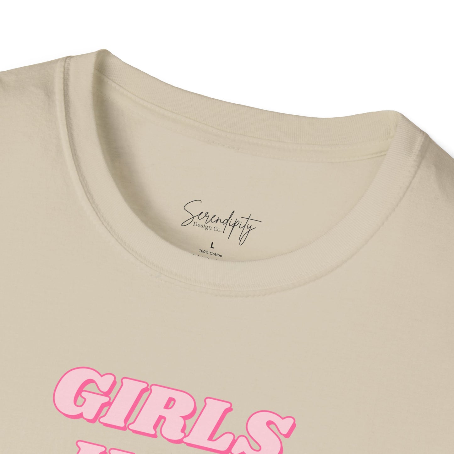 Girls Just Wanna Have Dogs Soft Style Tee