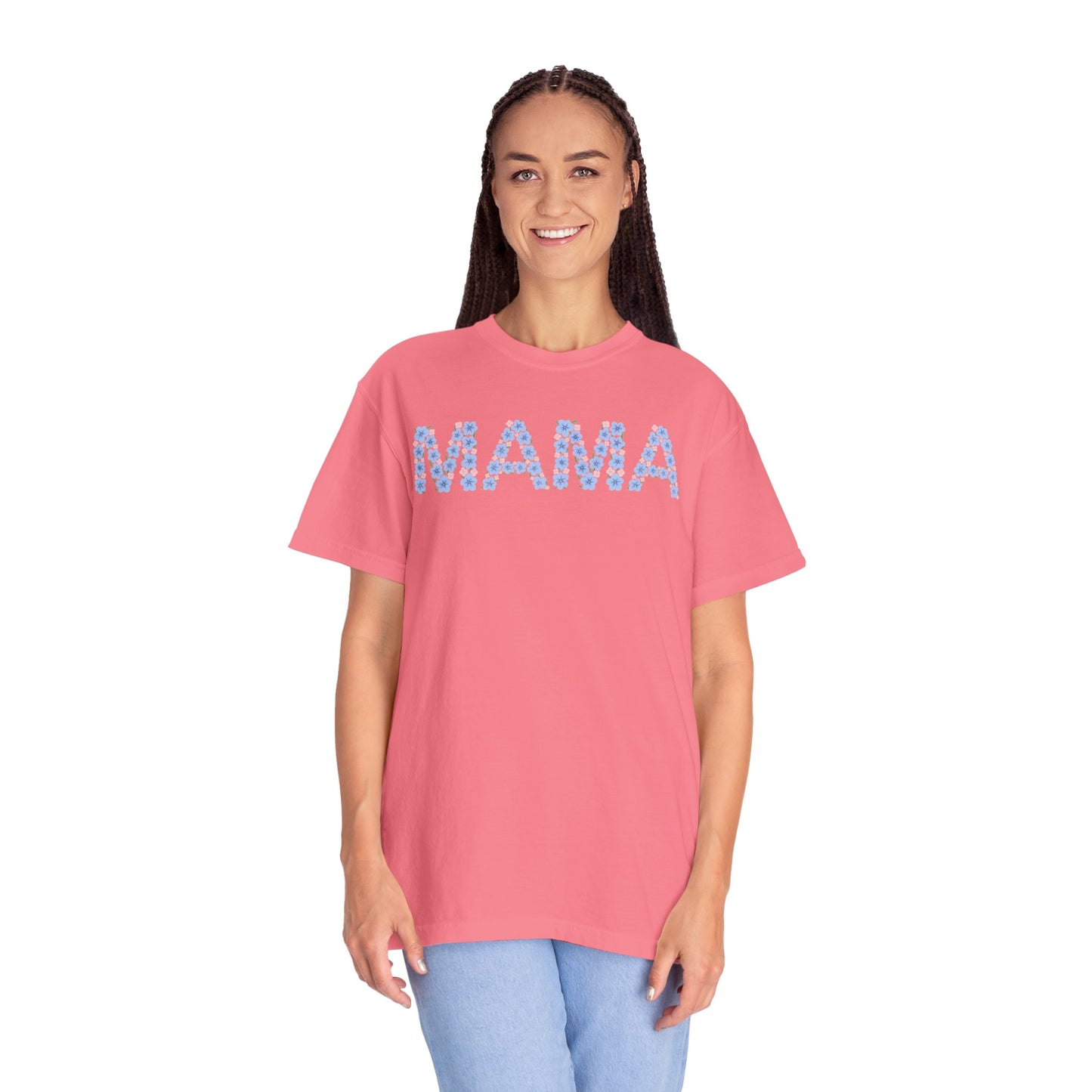 Mama Floral Comfort Colors Tee