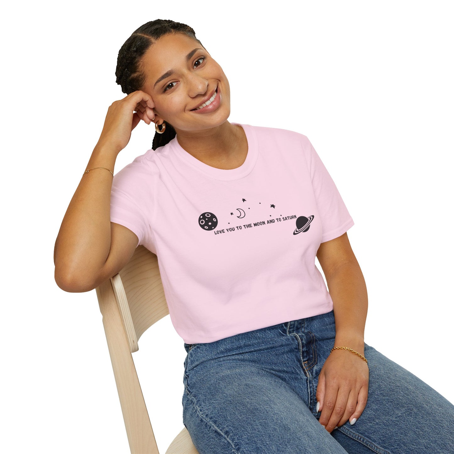 Love You to the Moon and to Saturn Soft Style Tee