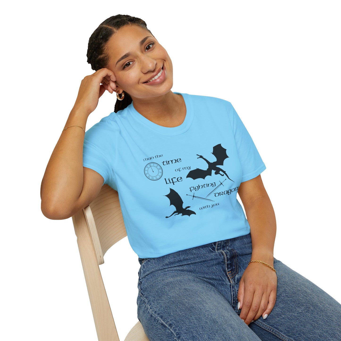 Fighting Dragons With You Soft Style Tee