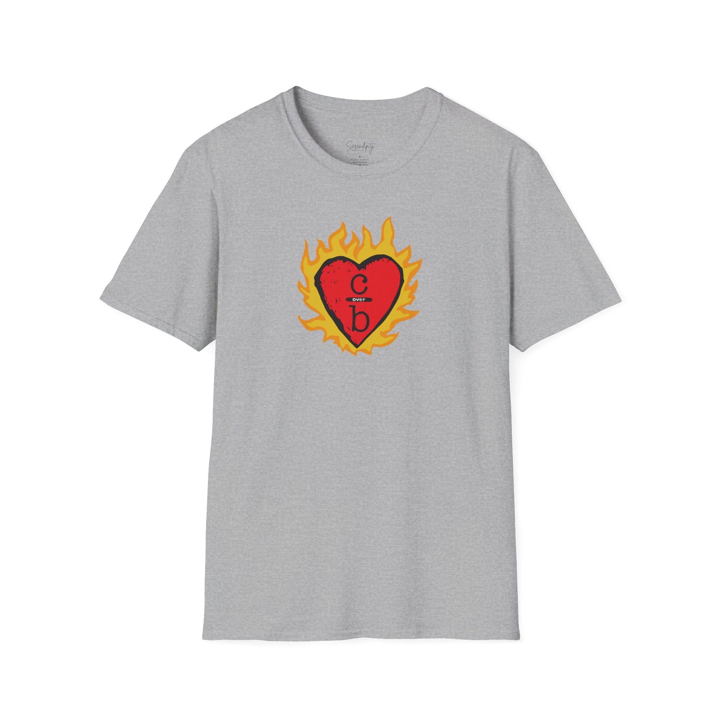 Clothes Over Bros Flaming Heart Soft Style Tee