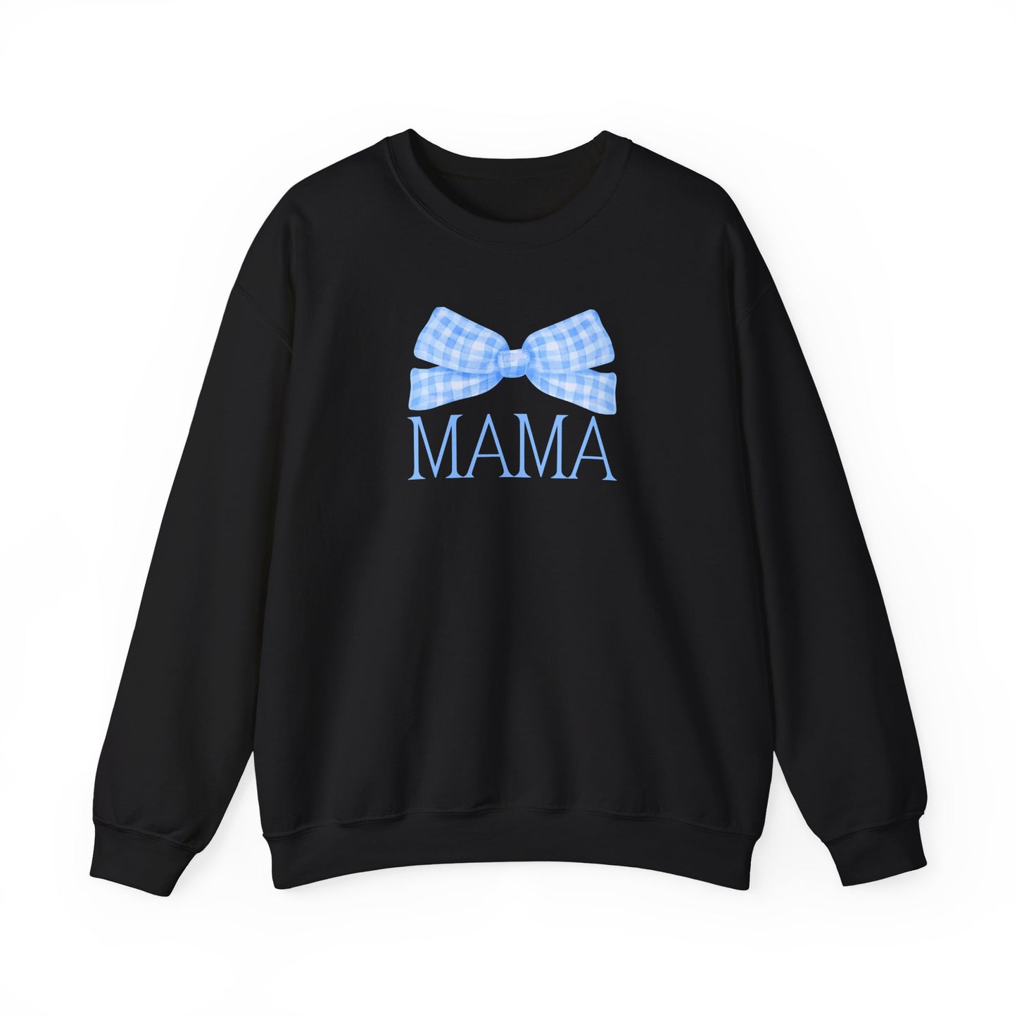 Blue Mama Bow Crewneck Sweatshirt