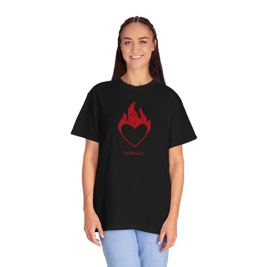 Fireheart Hand-drawn Comfort Colors Tee
