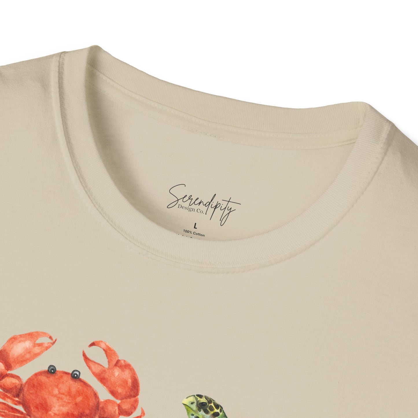 Ocean Creatures Soft Style Tee