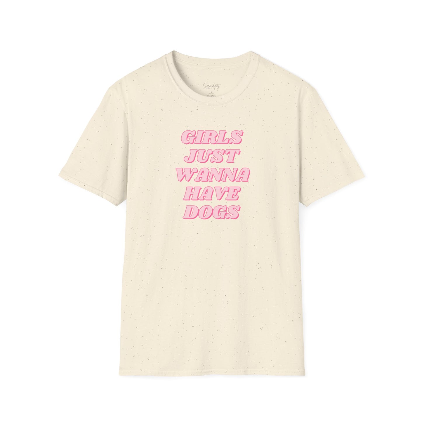 Girls Just Wanna Have Dogs Soft Style Tee