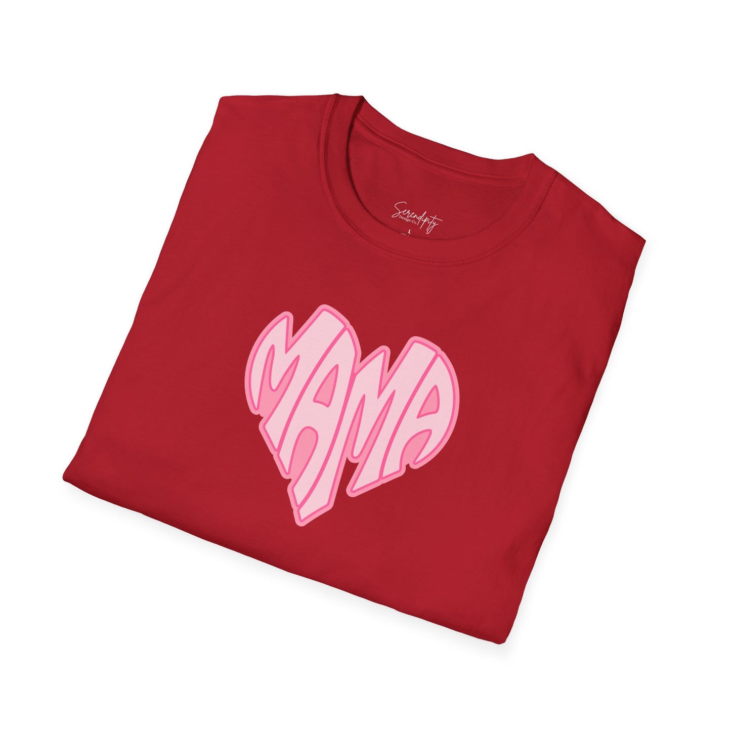 Mama Heart Soft Style Tee