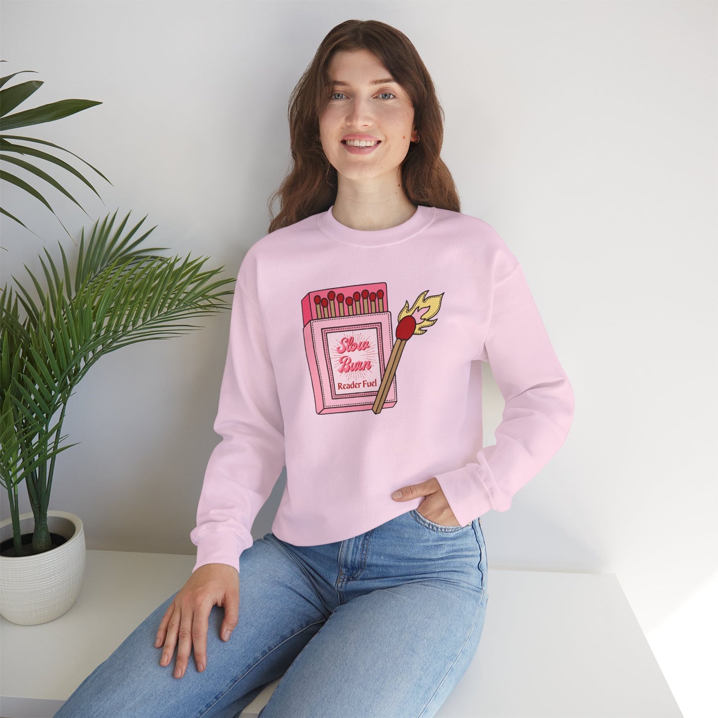 Slow Burn Matches Crewneck Sweatshirt