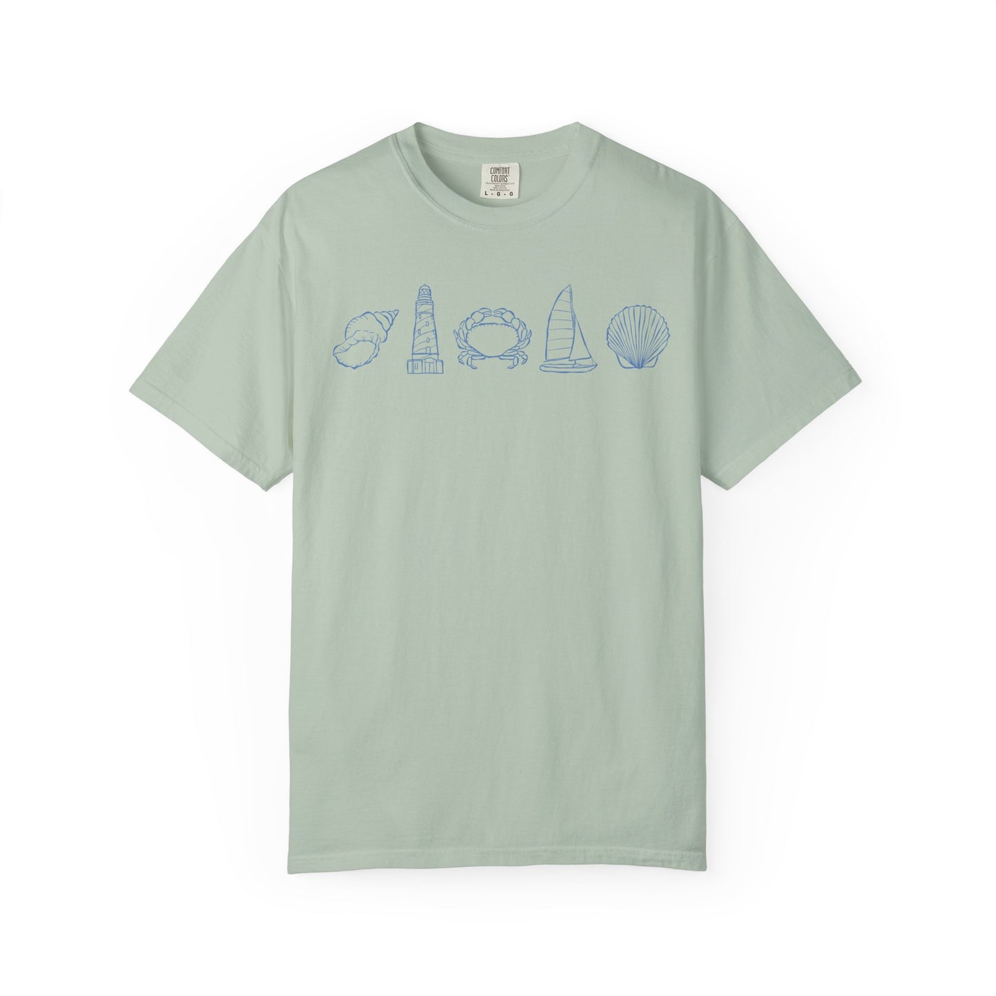 New England Aesthetic Comfort Colors Tee