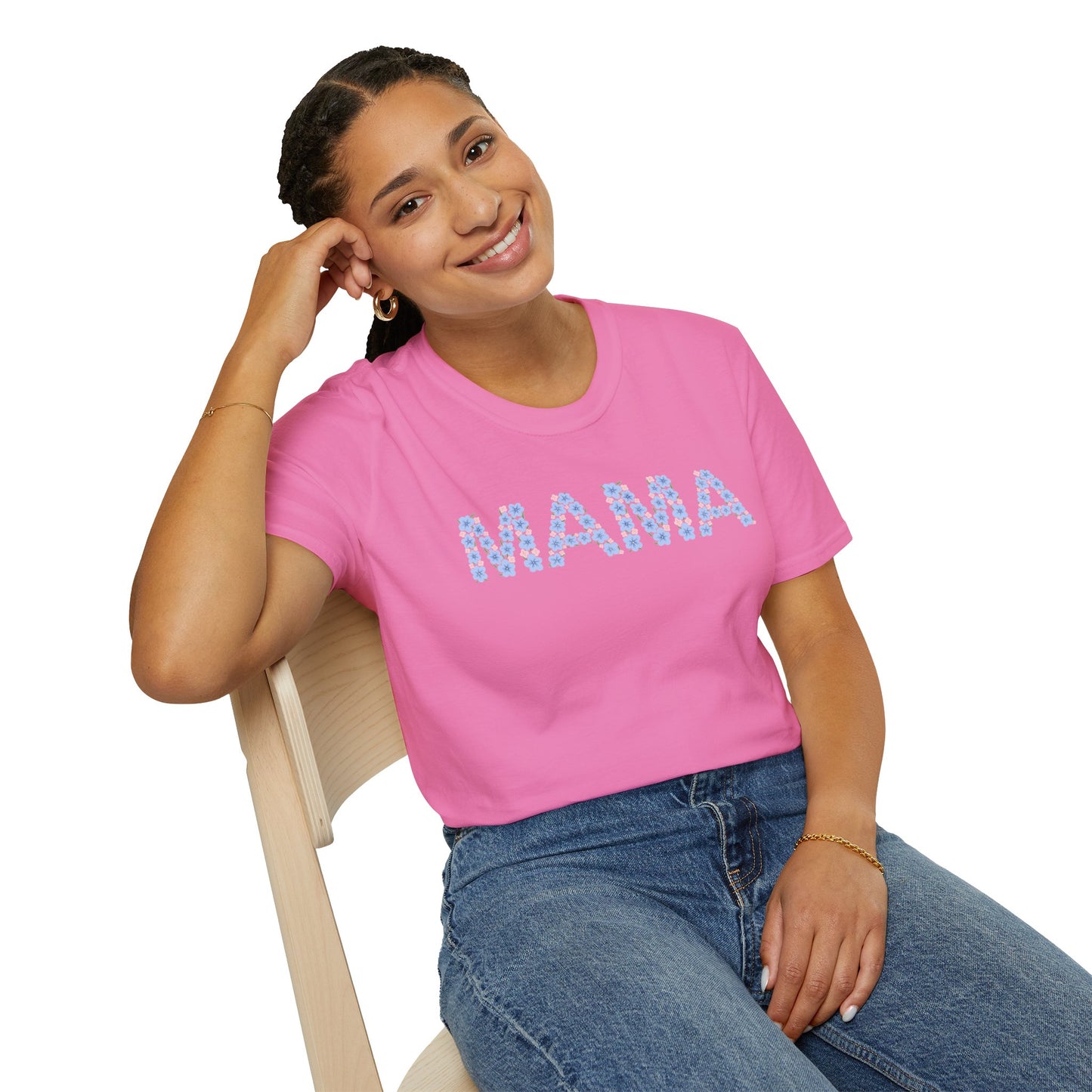Mama Floral Soft Style Tee
