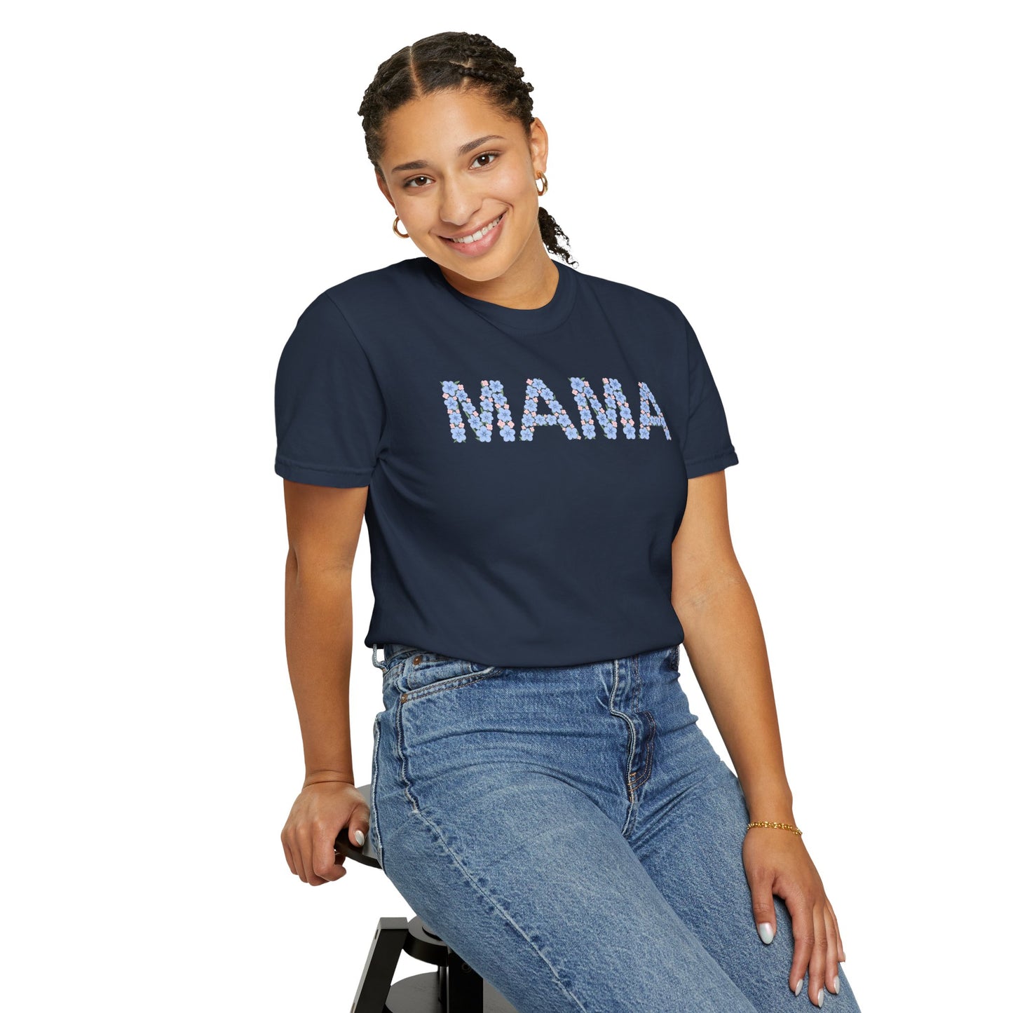 Mama Floral Comfort Colors Tee