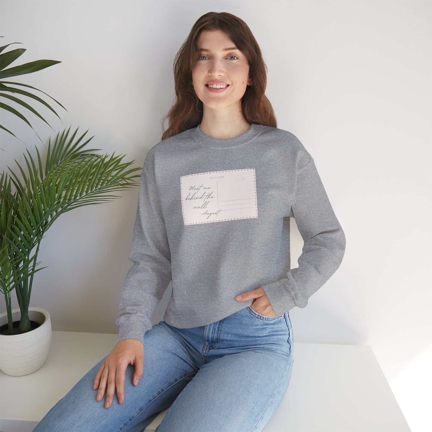 August Postcard Crewneck Sweatshirt