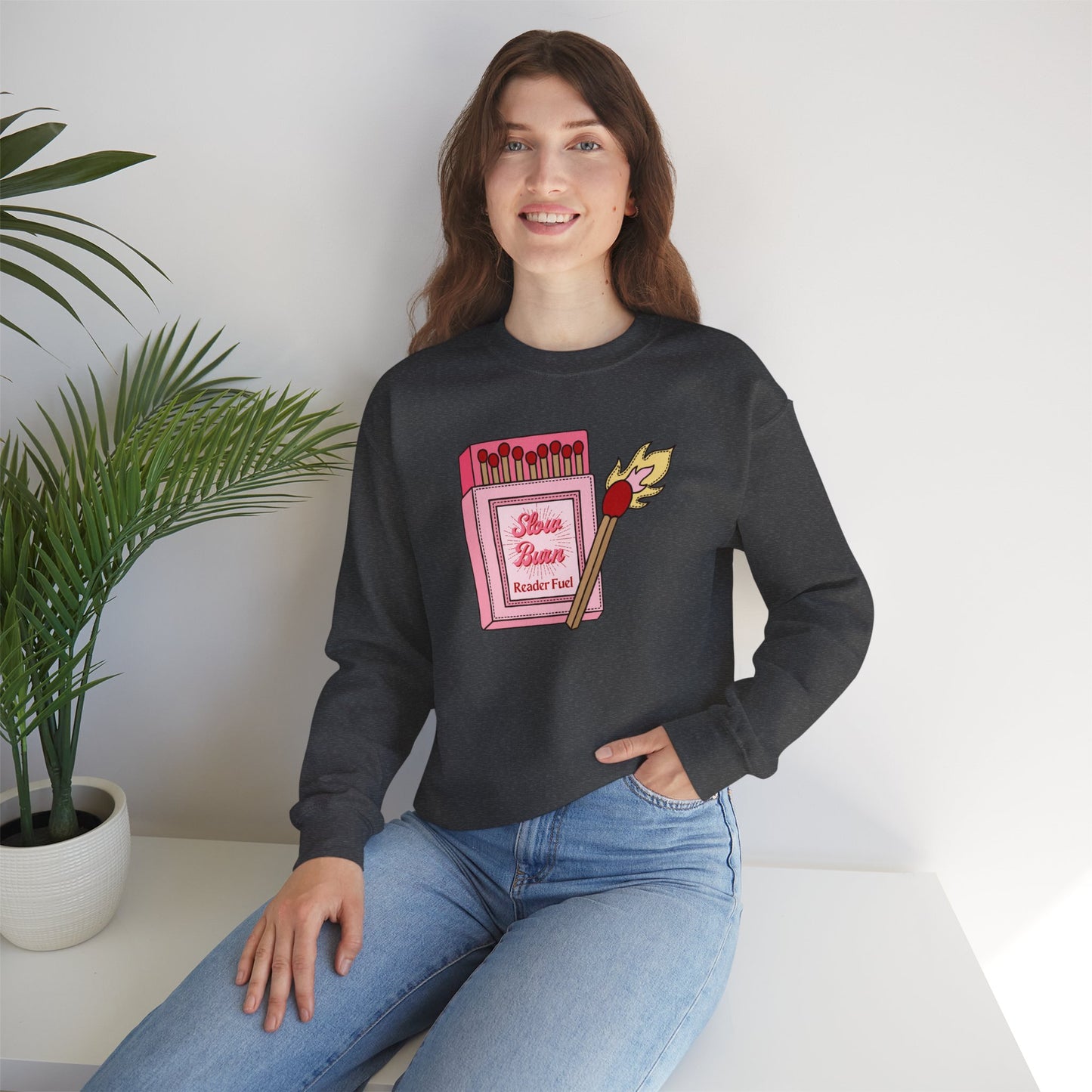 Slow Burn Matches Crewneck Sweatshirt