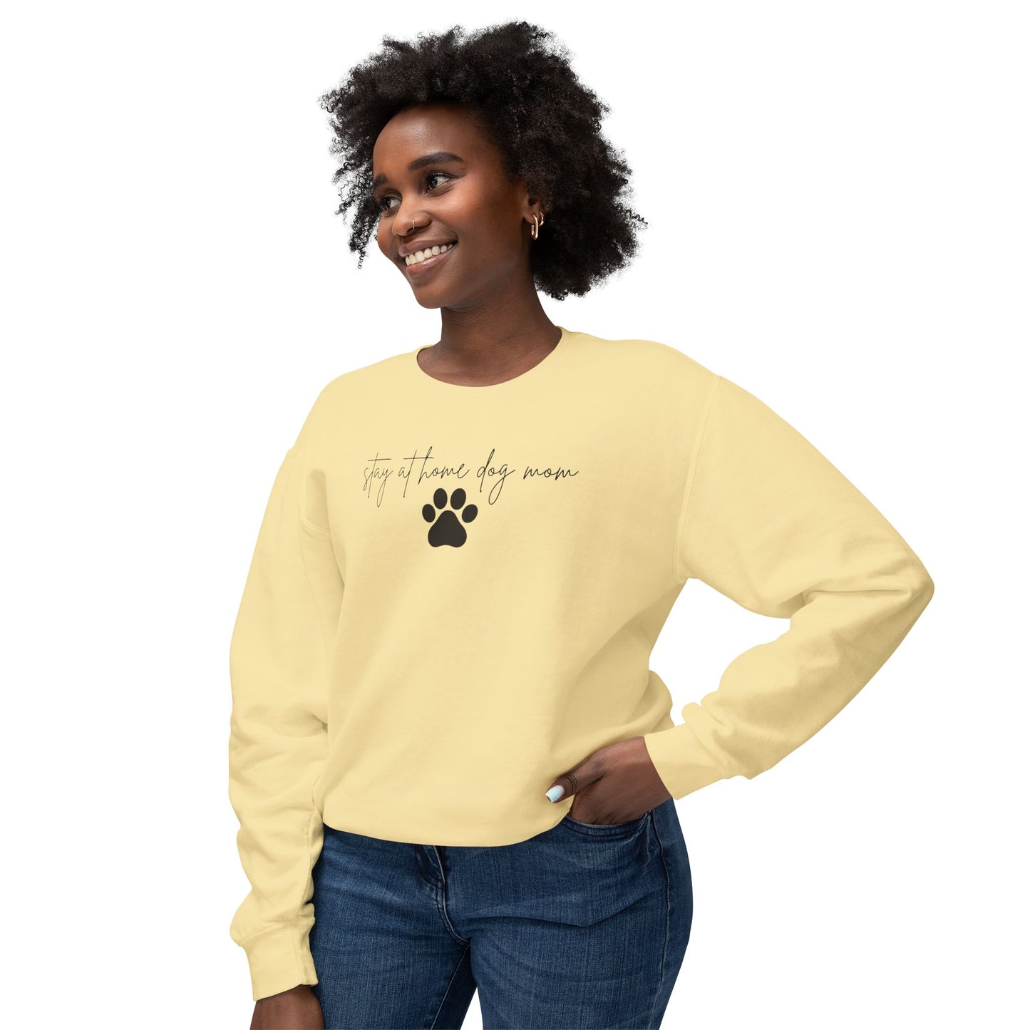 Stay At Home Dog Mom Comfort Colors Sweatshirt