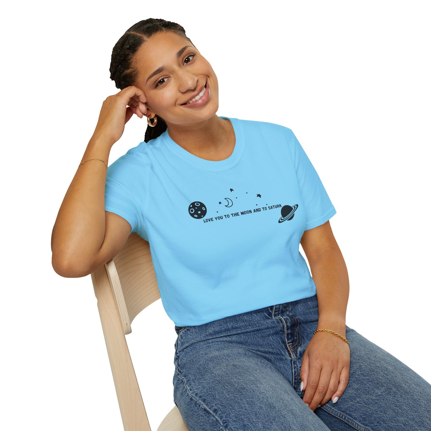 Love You to the Moon and to Saturn Soft Style Tee