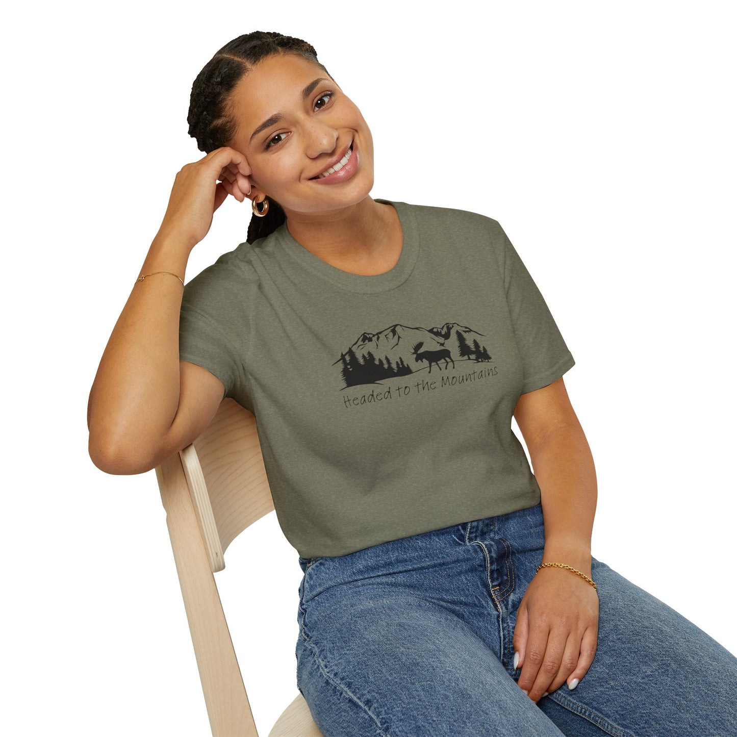 Headed to the Mountains Soft Style Tee