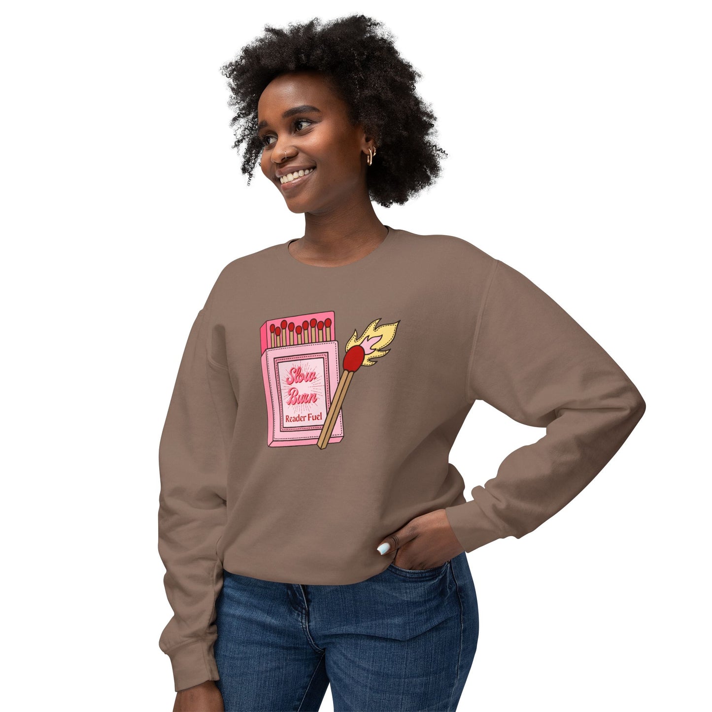 Slow Burn Matches Comfort Colors Sweatshirt