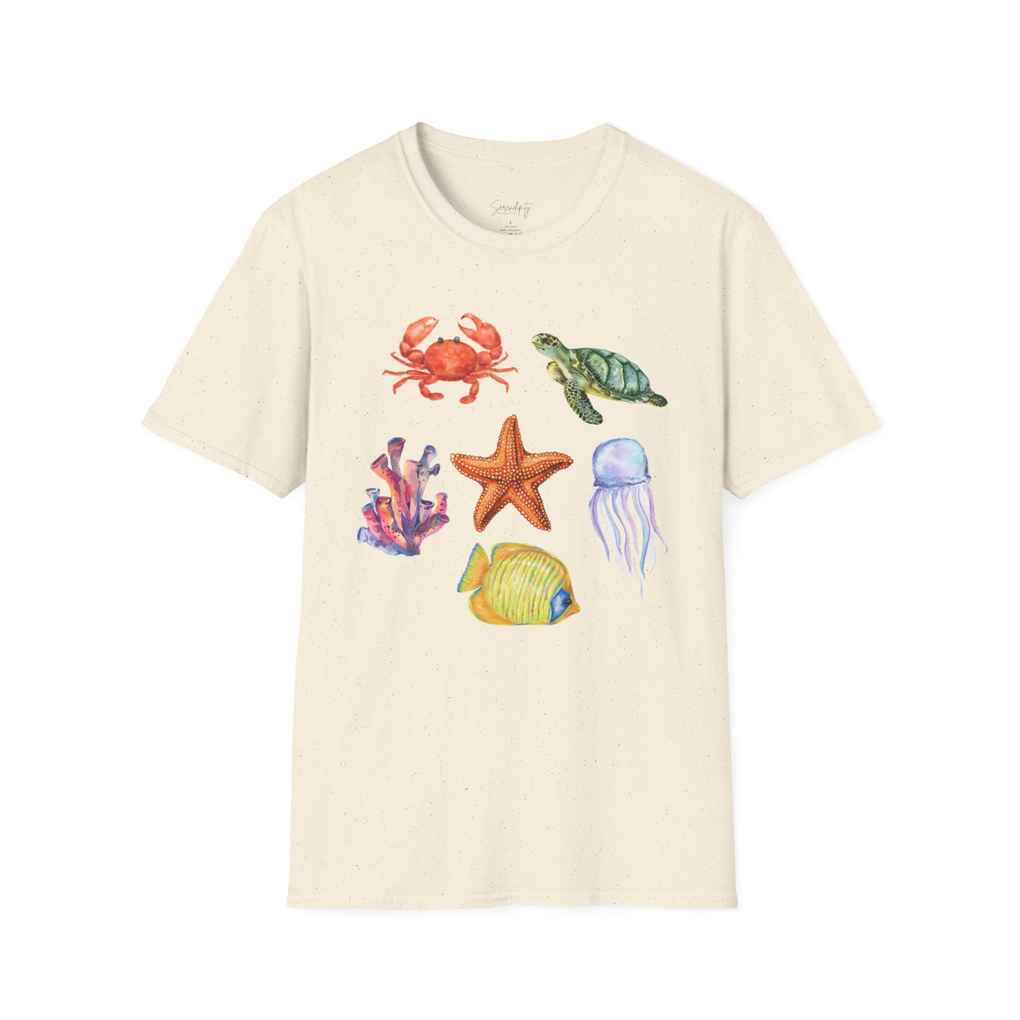 Ocean Creatures Soft Style Tee