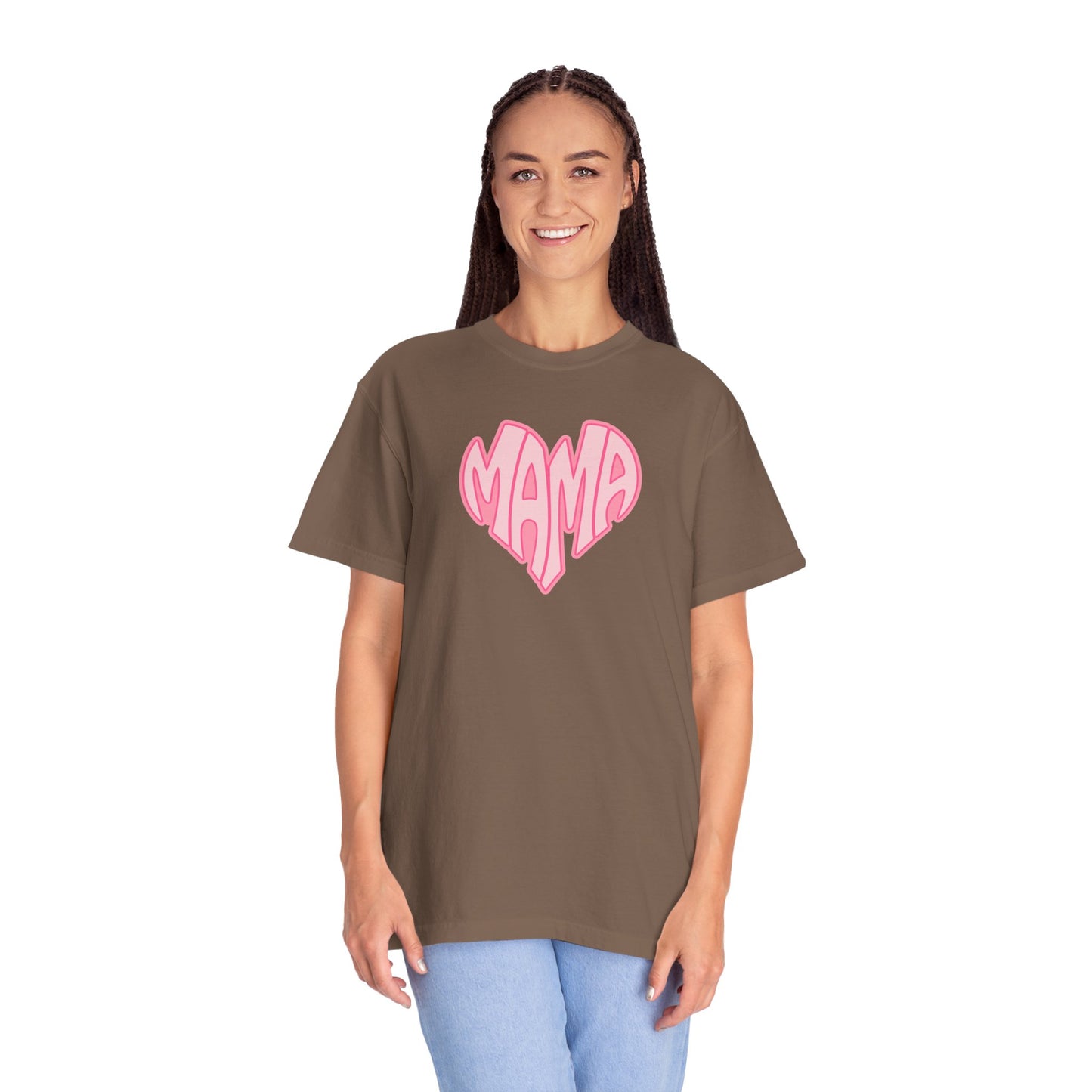 Mama Heart Comfort Colors Tee