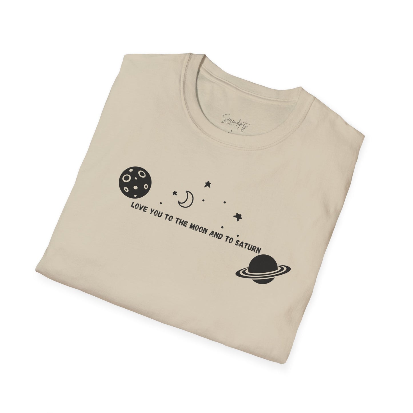 Love You to the Moon and to Saturn Soft Style Tee