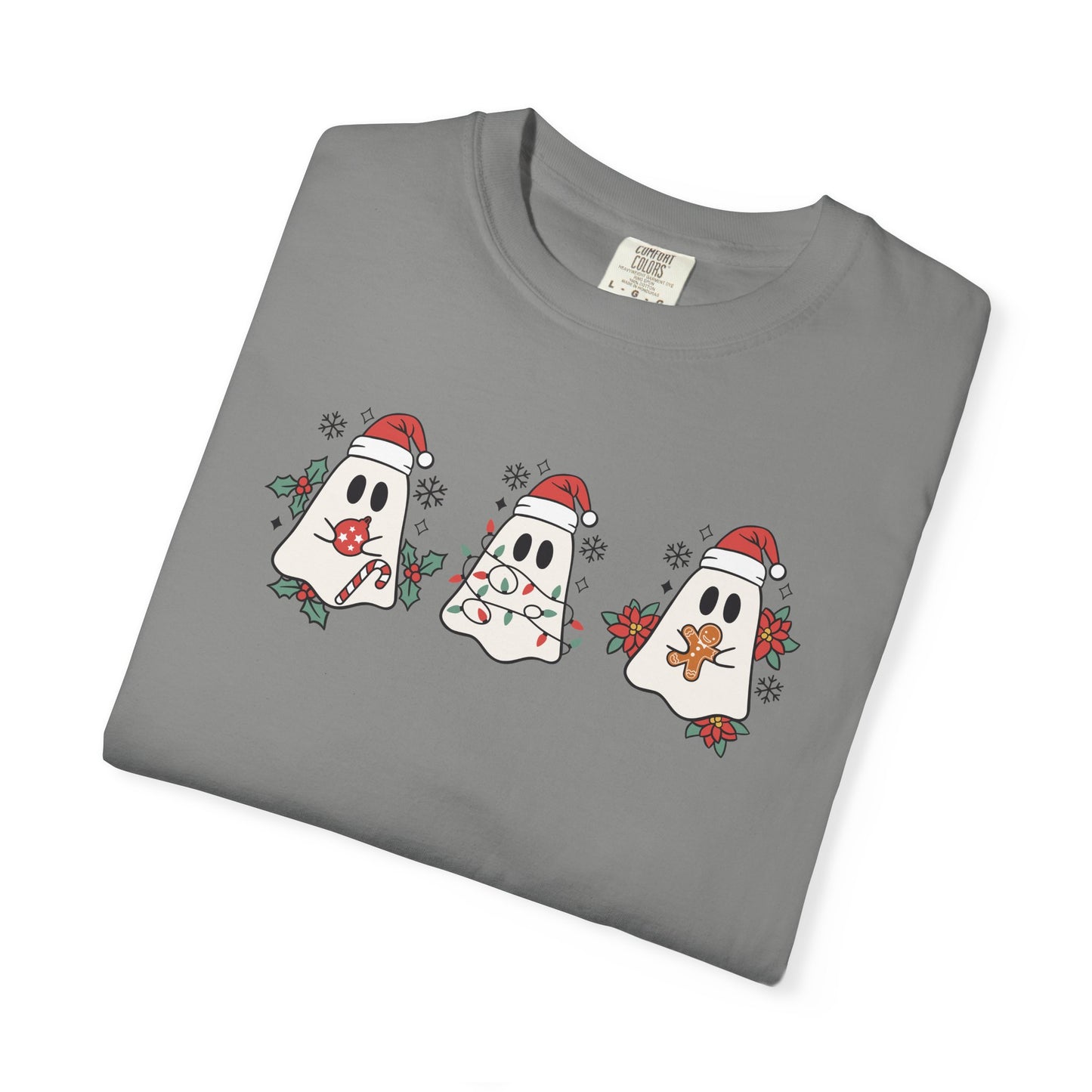 Christmas Ghosties Comfort Colors Tee