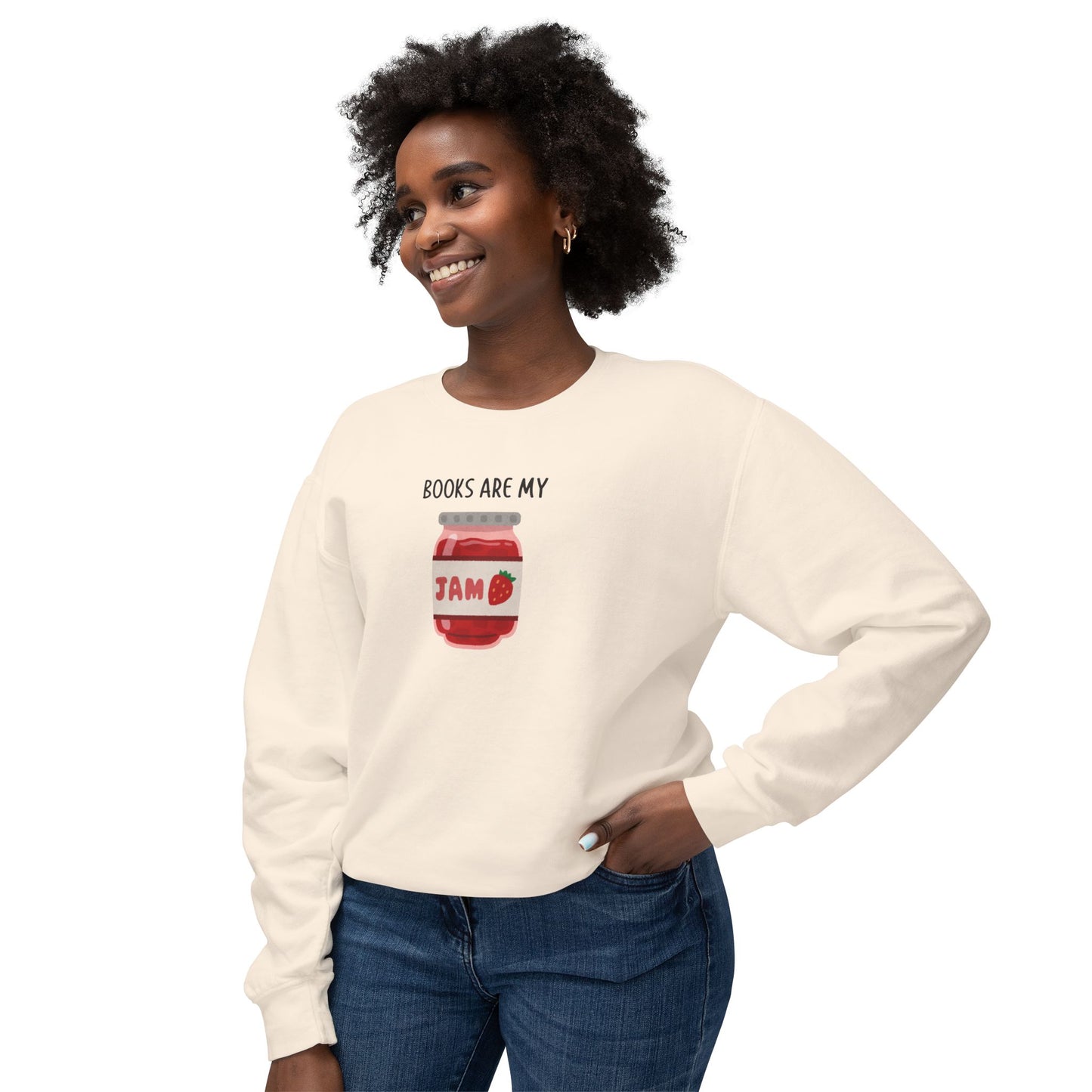 Books Are My Jam Comfort Colors Sweatshirt