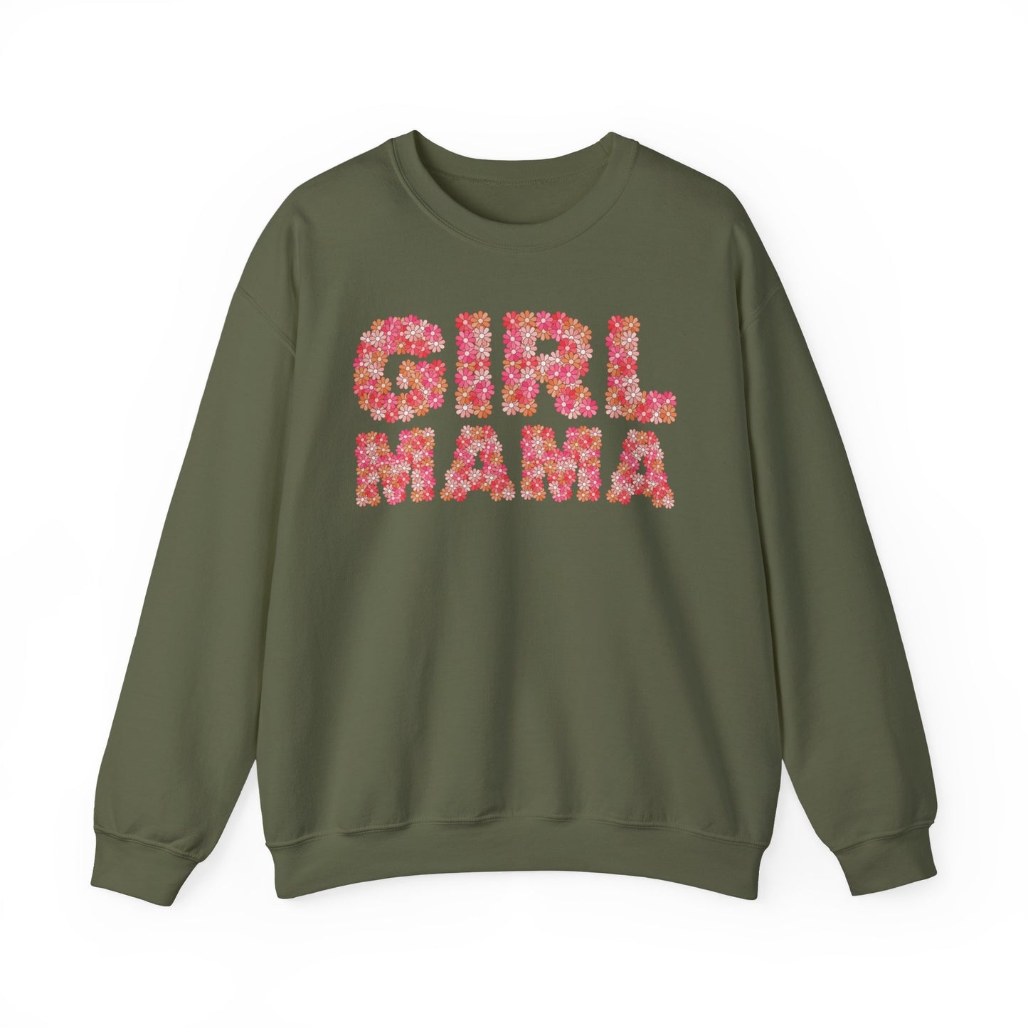 Girl Mama Floral Crewneck Sweatshirt