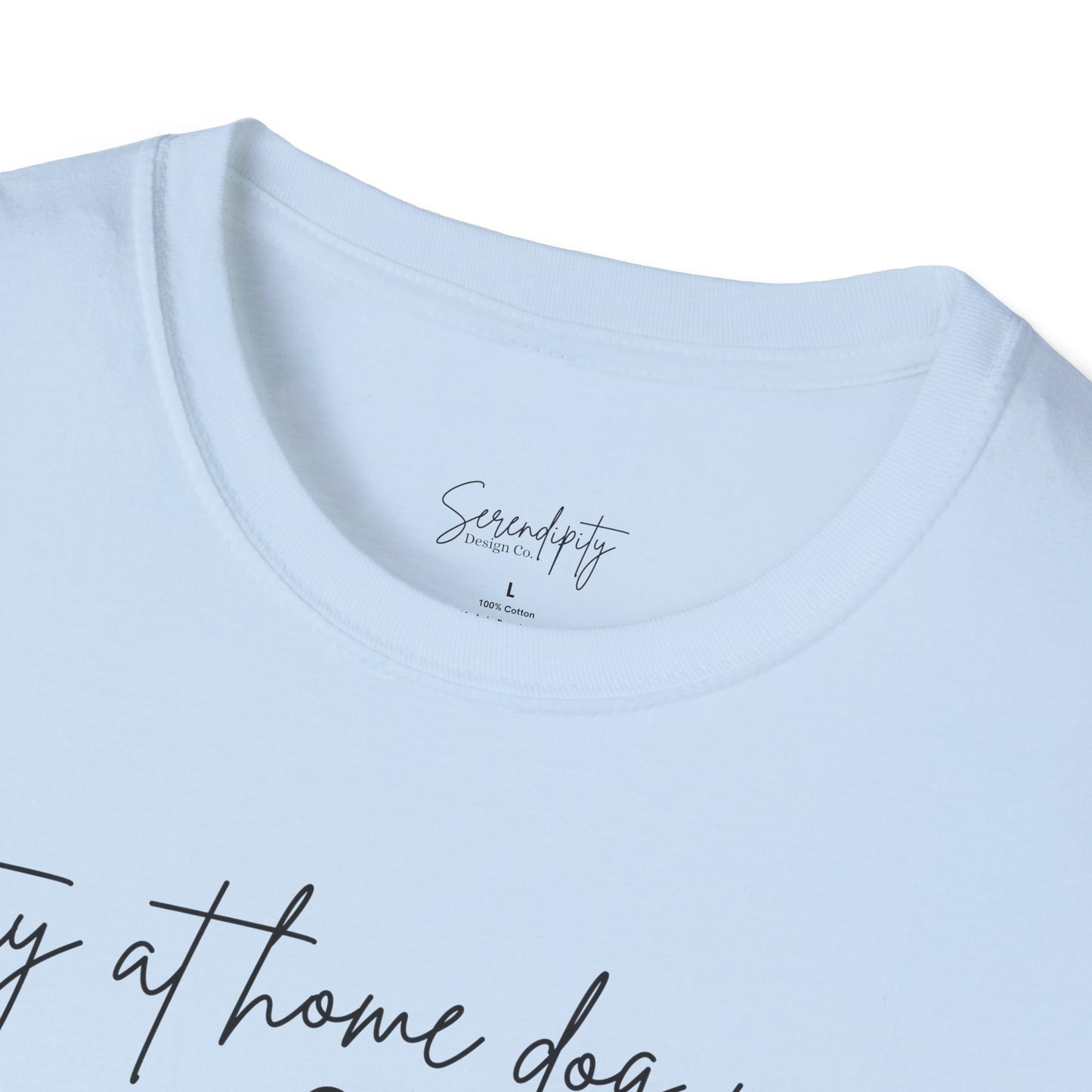 Stay At Home Dog Mom Soft Style Tee