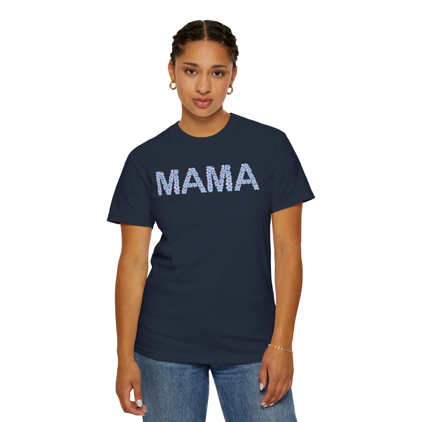 Mama Floral Comfort Colors Tee