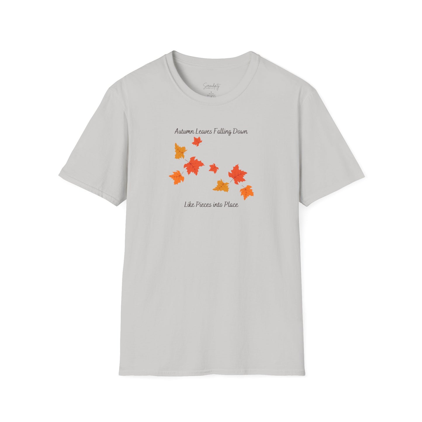 Autumn Leaves Falling Down Soft Style Tee