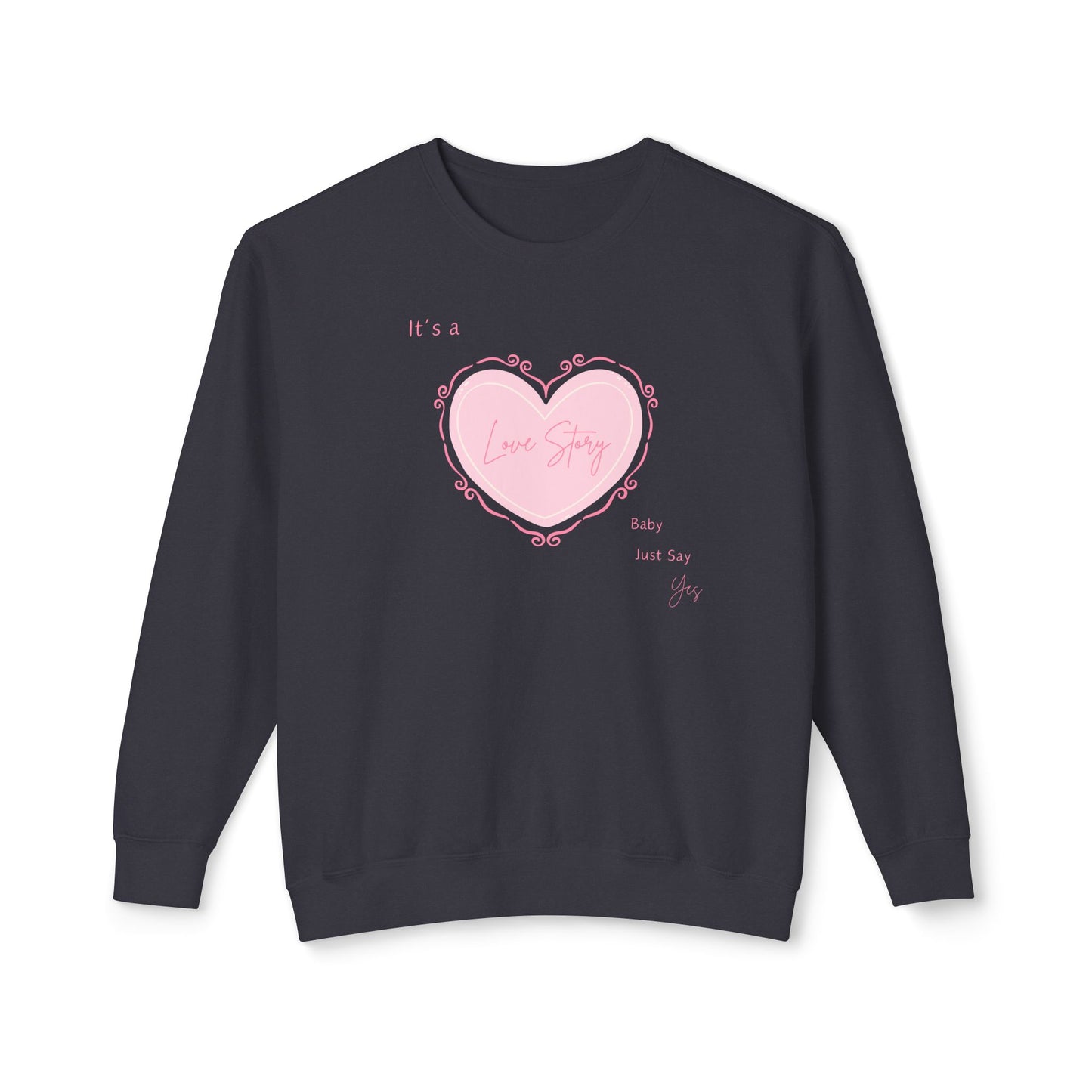 Love Story Coquette Comfort Colors Sweatshirt