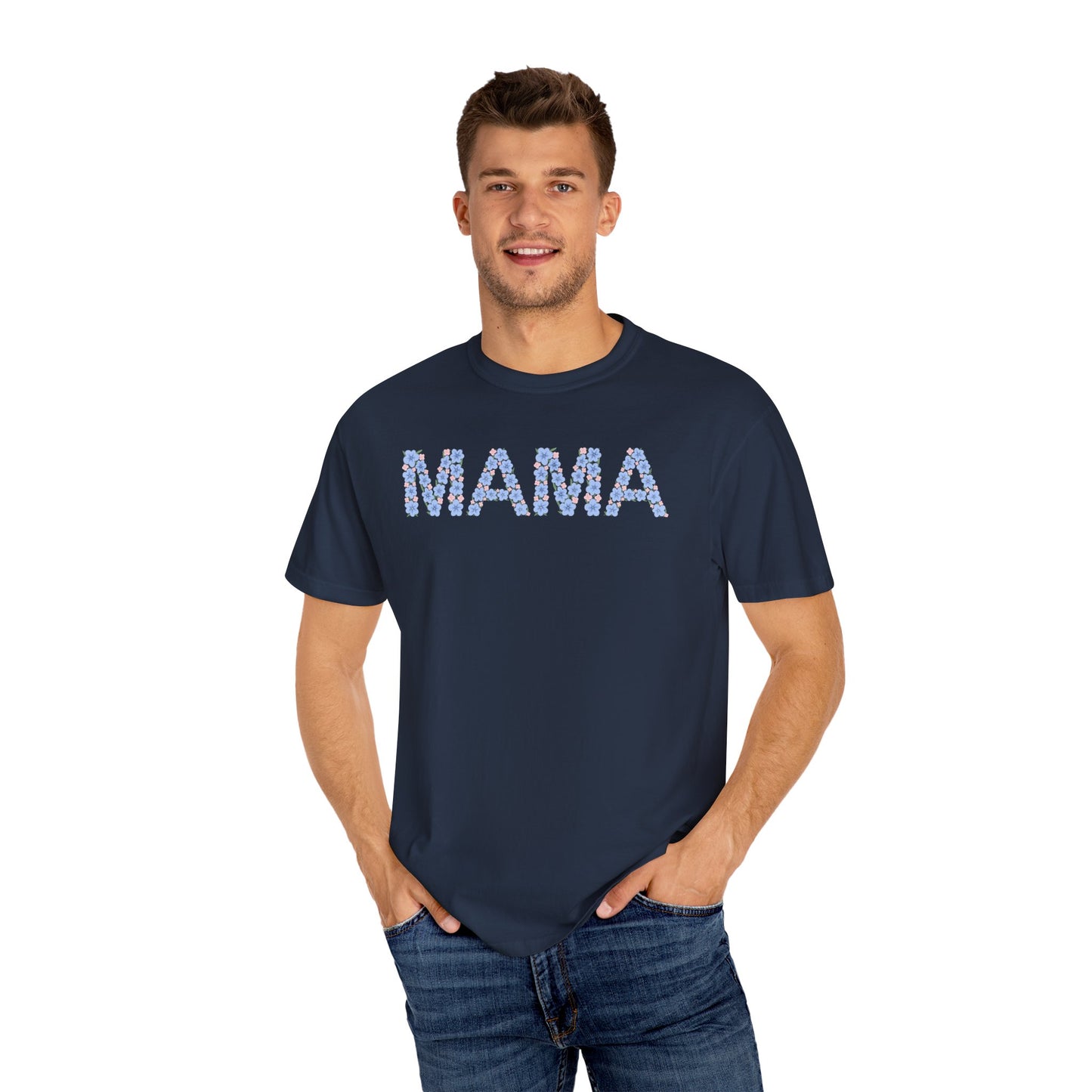 Mama Floral Comfort Colors Tee