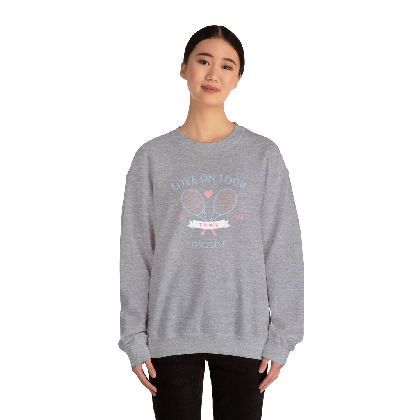 Fine Line Tennis Club Unisex Crewneck