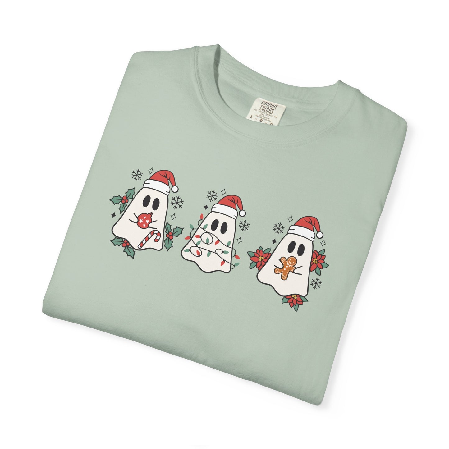 Christmas Ghosties Comfort Colors Tee